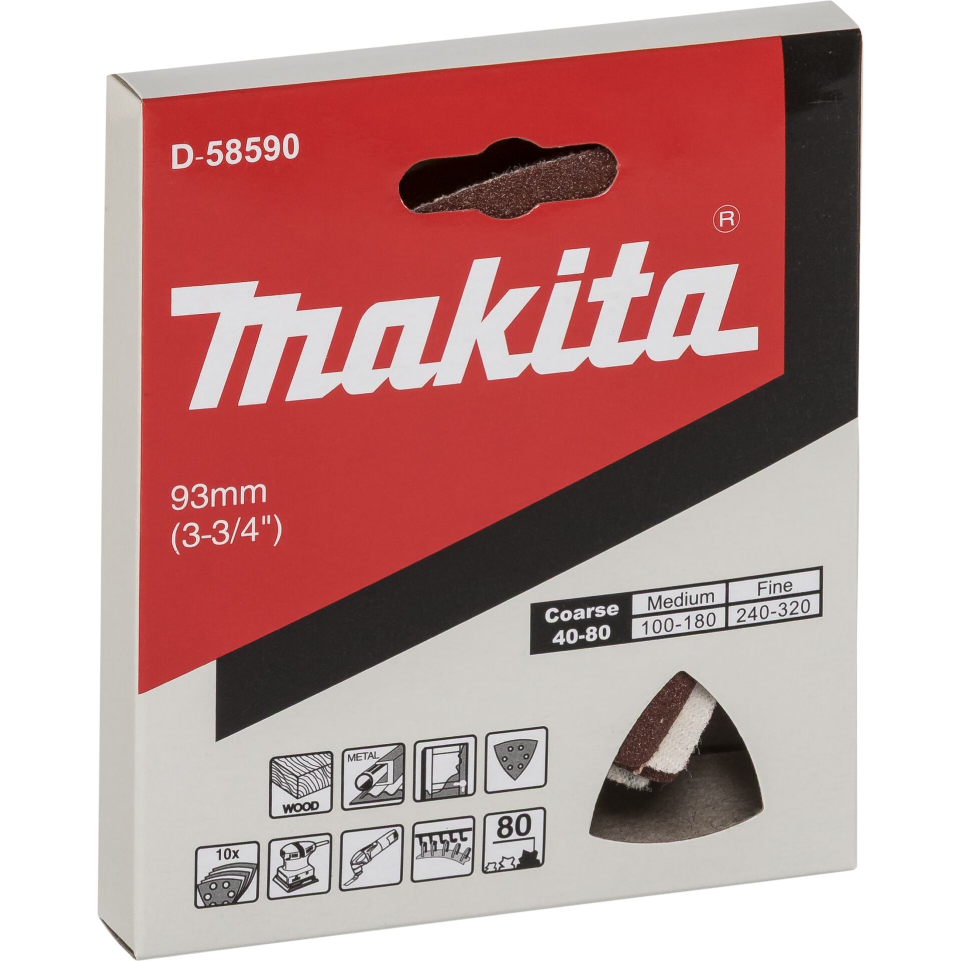 Makita Delta Sandpaper Wood K80