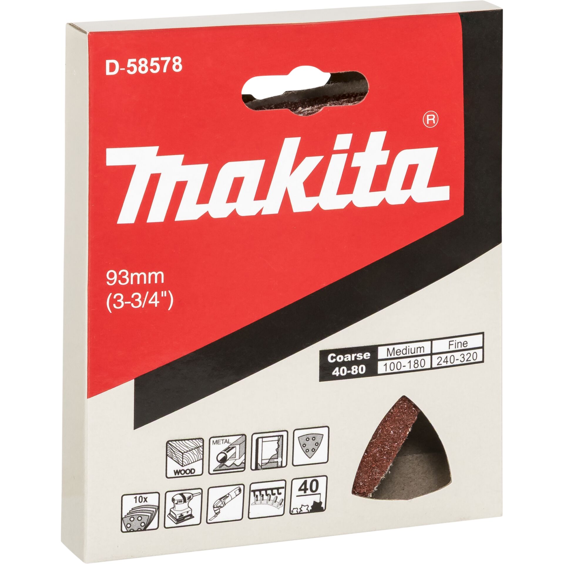 Makita Delta Sanding Sheet, Wood K40