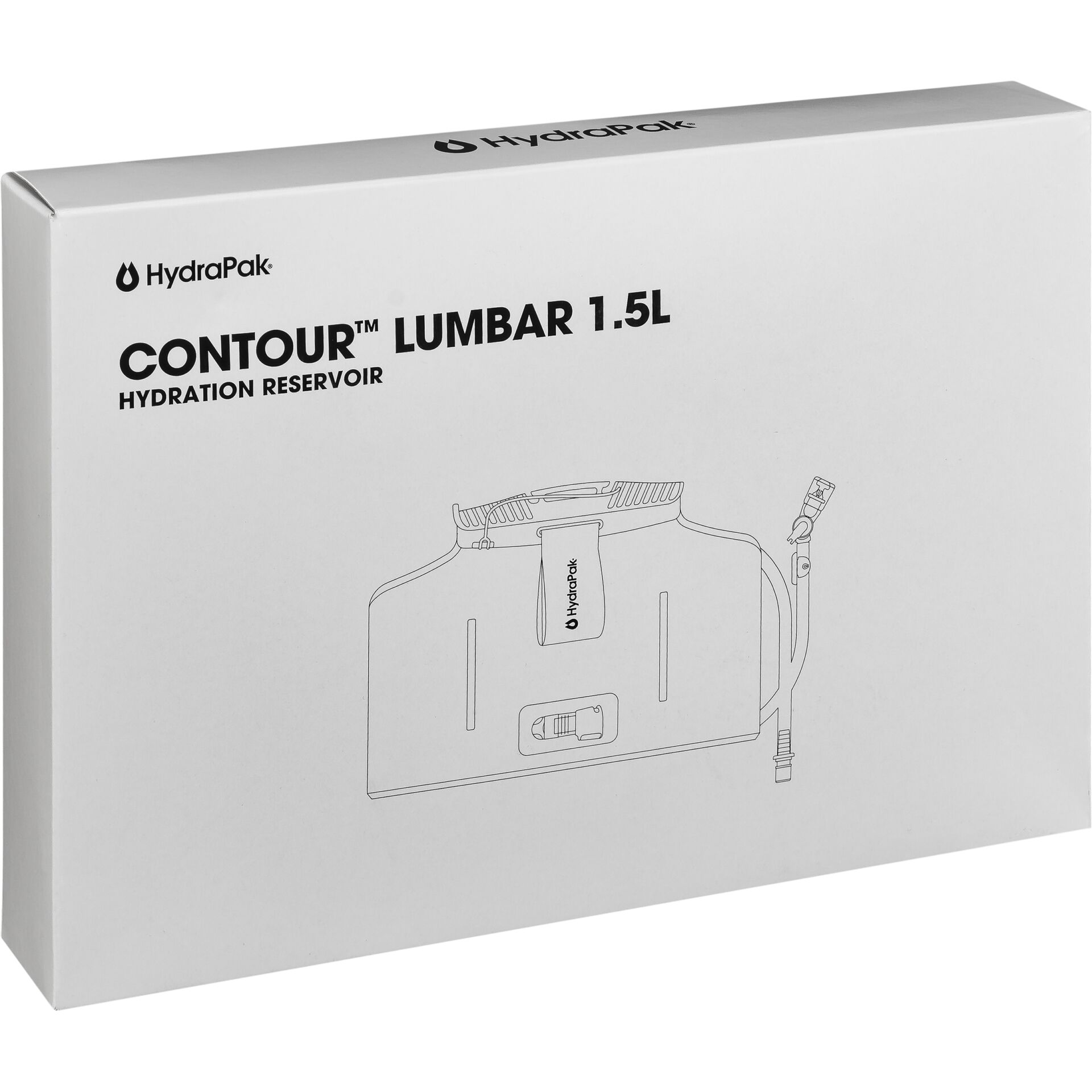 HydraPak Contour 1,5L drinking bag for the lumbar spine