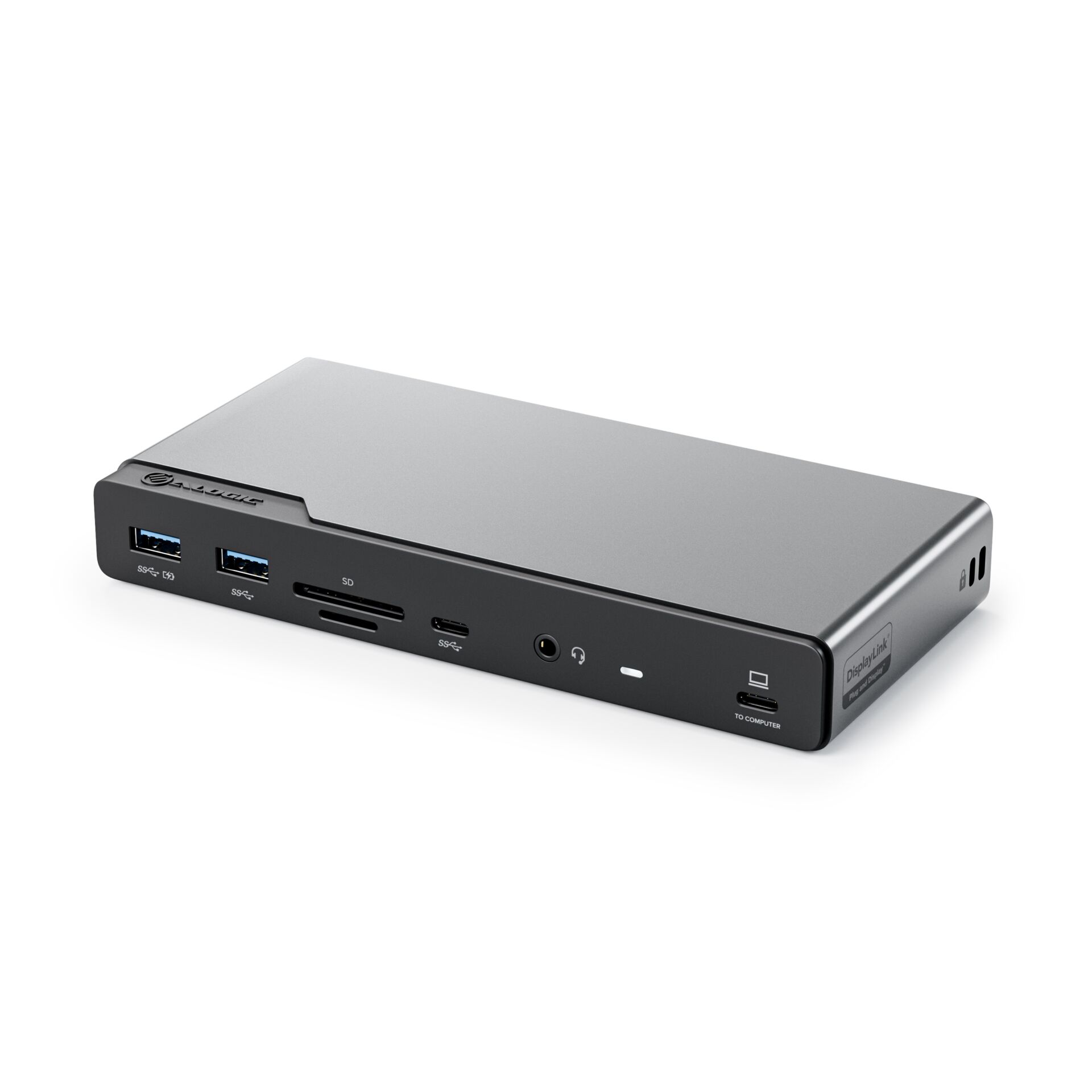 Alogic 14-in-1 USB-C PD DV4 Quad Display Docking Station Space Gr