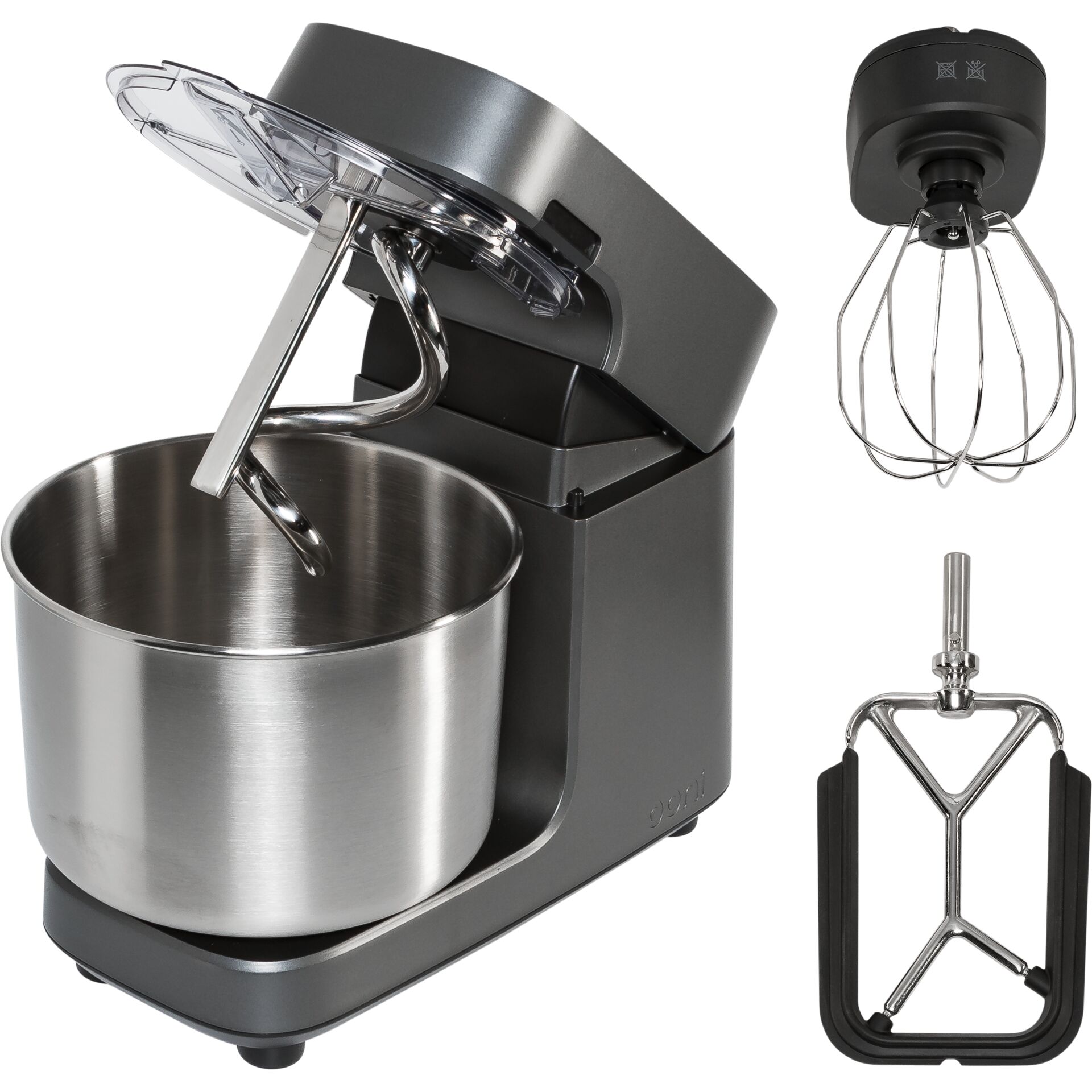 Ooni Halo Pro Spiral Mixer anthracite