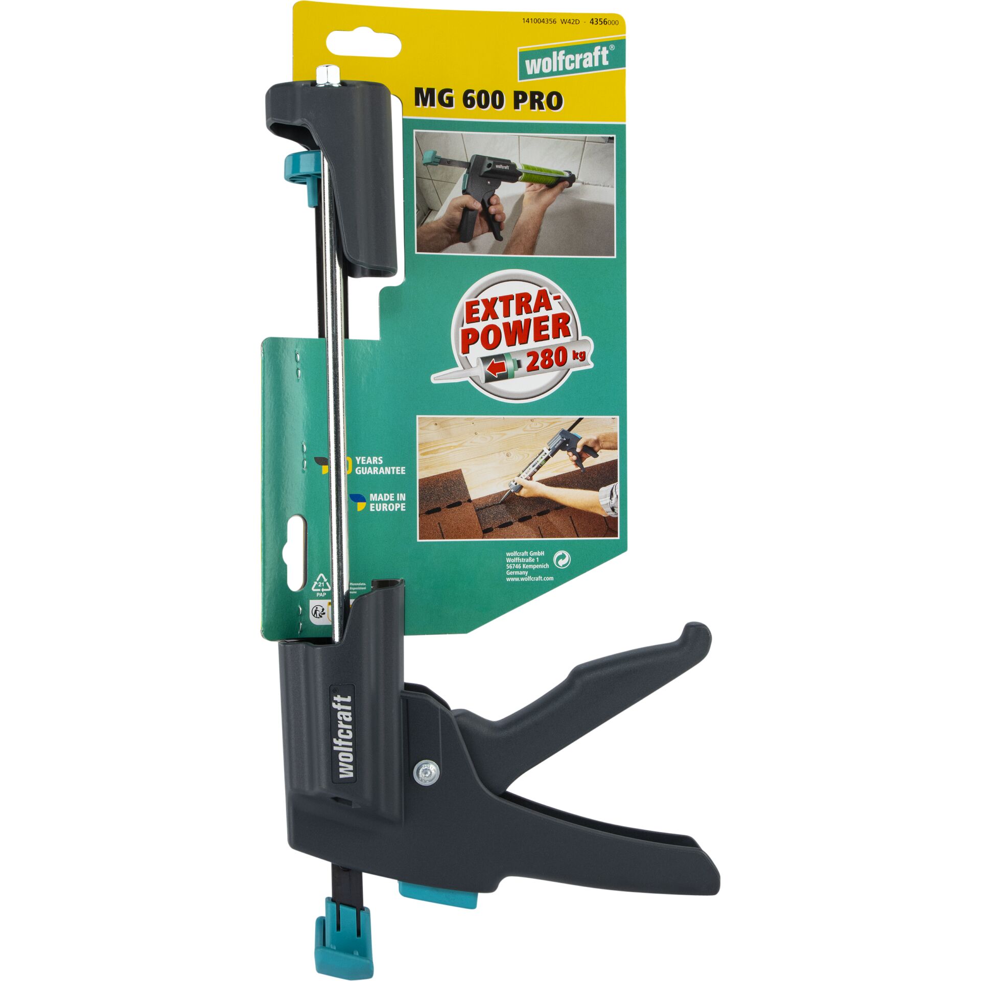 Wolfcraft Caulking Gun MG 600 PROFESSIONAL