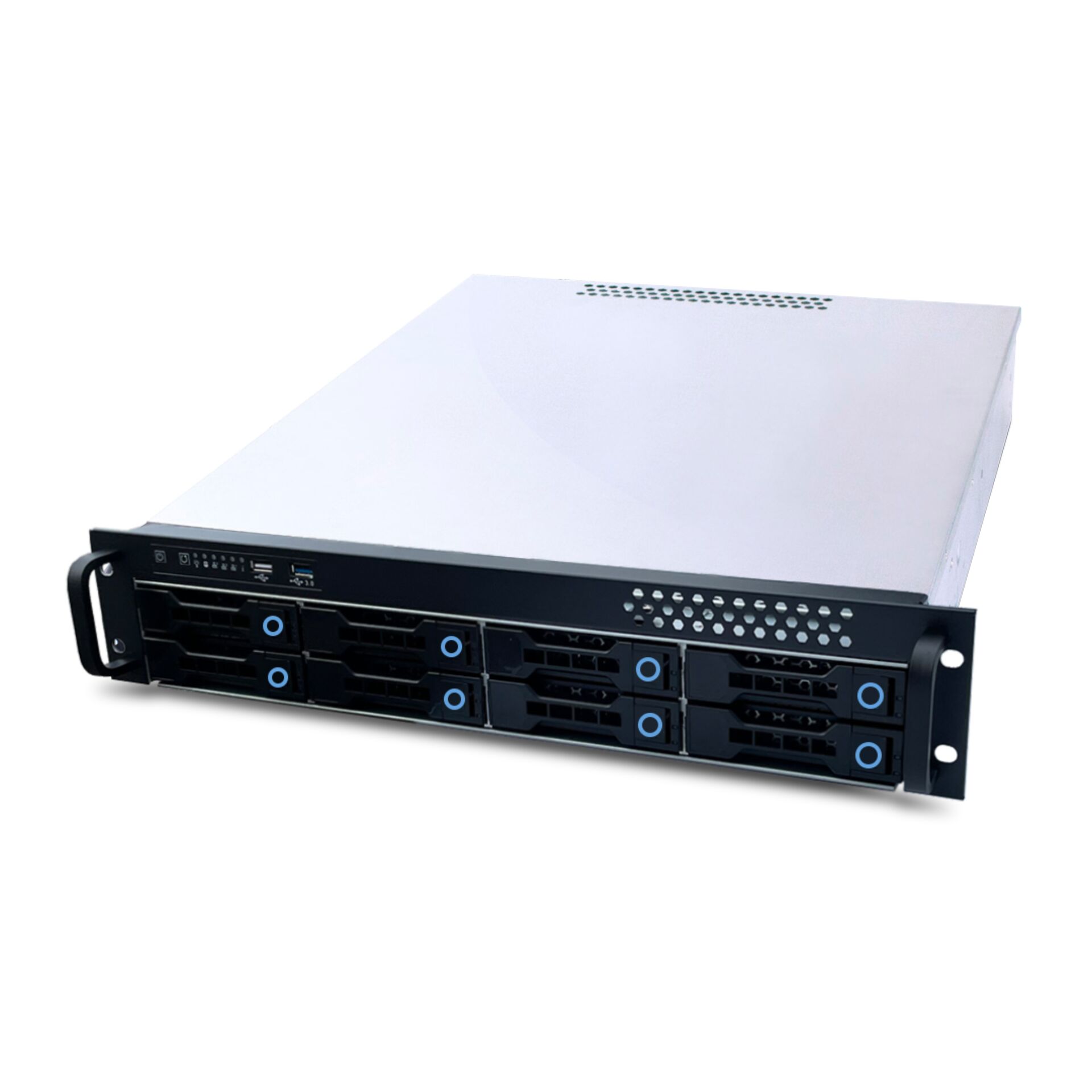 FANTEC SRC-2080X07-12G/6G-BCE 2HE 8xSAS&SATA (w/o power unit)