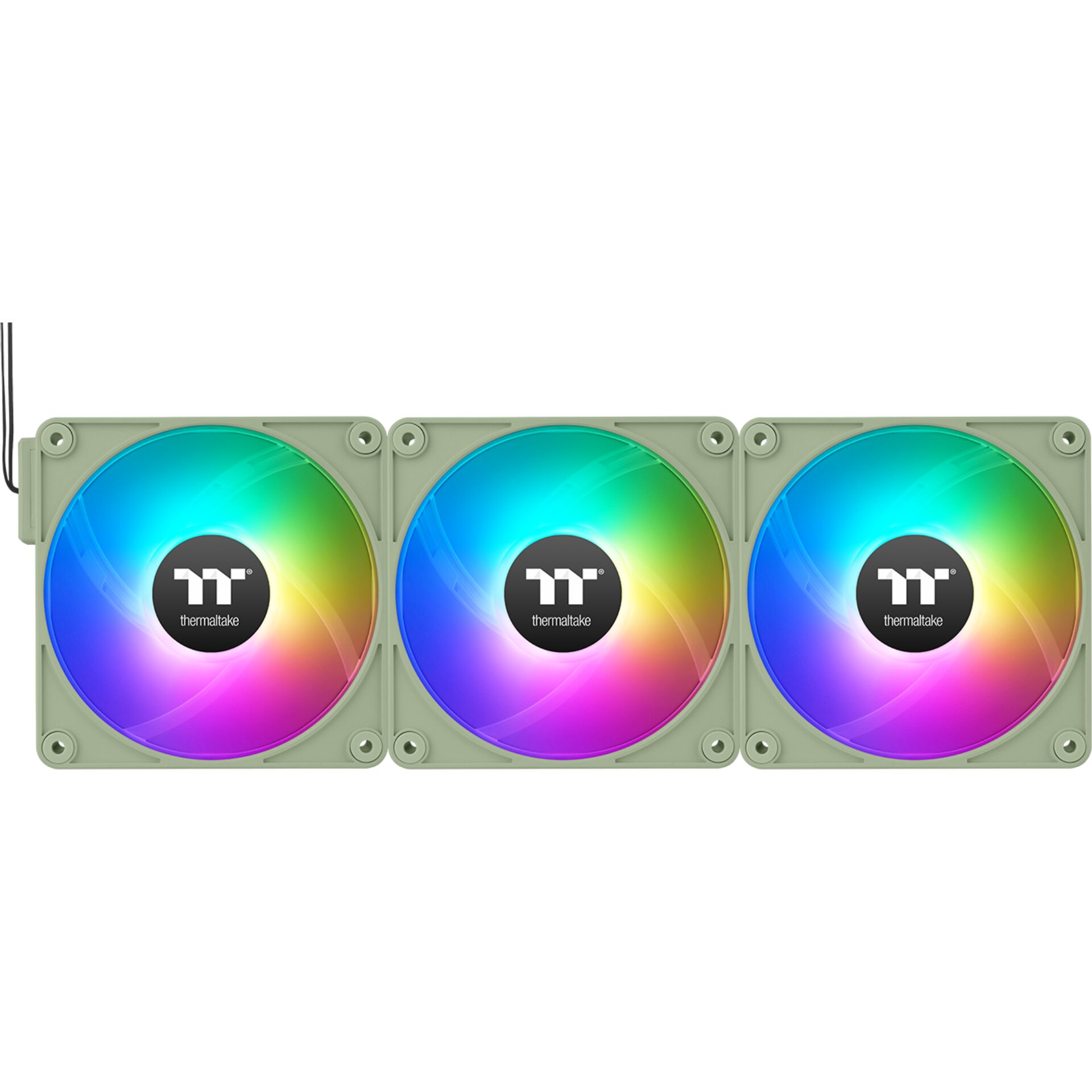 Thermaltake CT120 EX Reverse Fan Matcha Green 3 Pack ARGB Sync