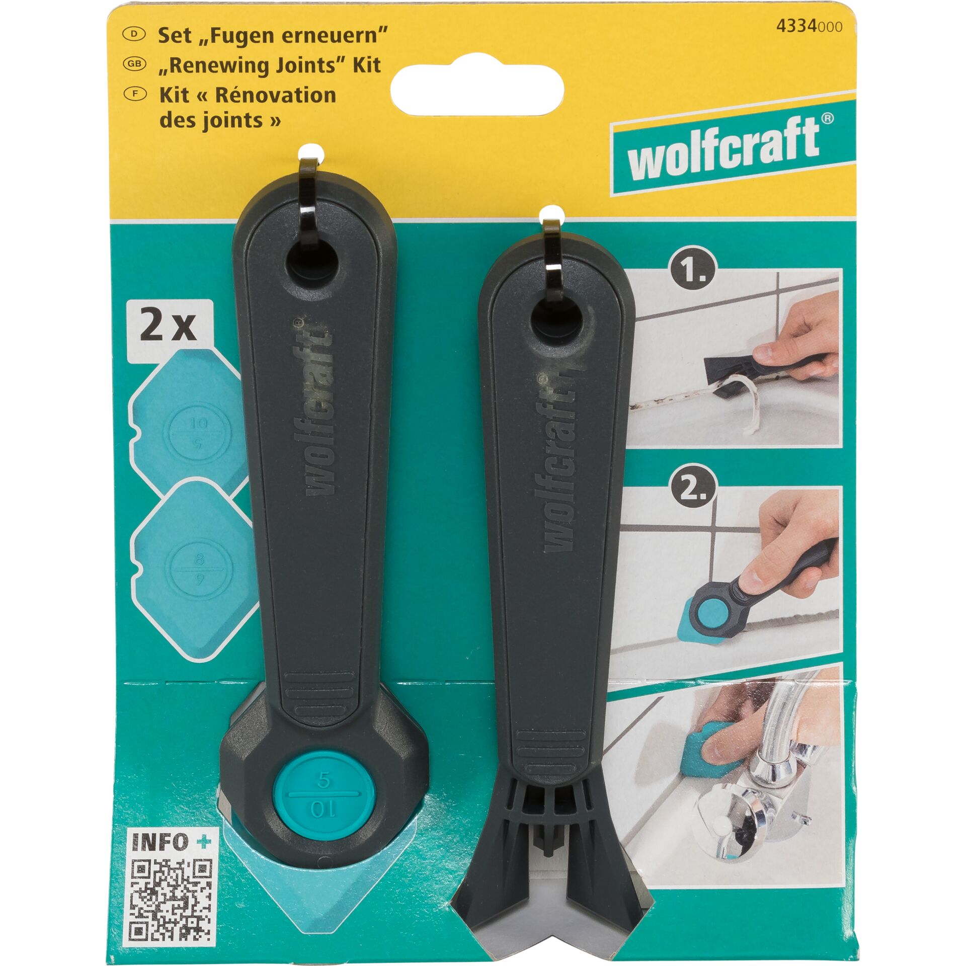 Wolfcraft Renewing Joints Kit 4 Pcs.