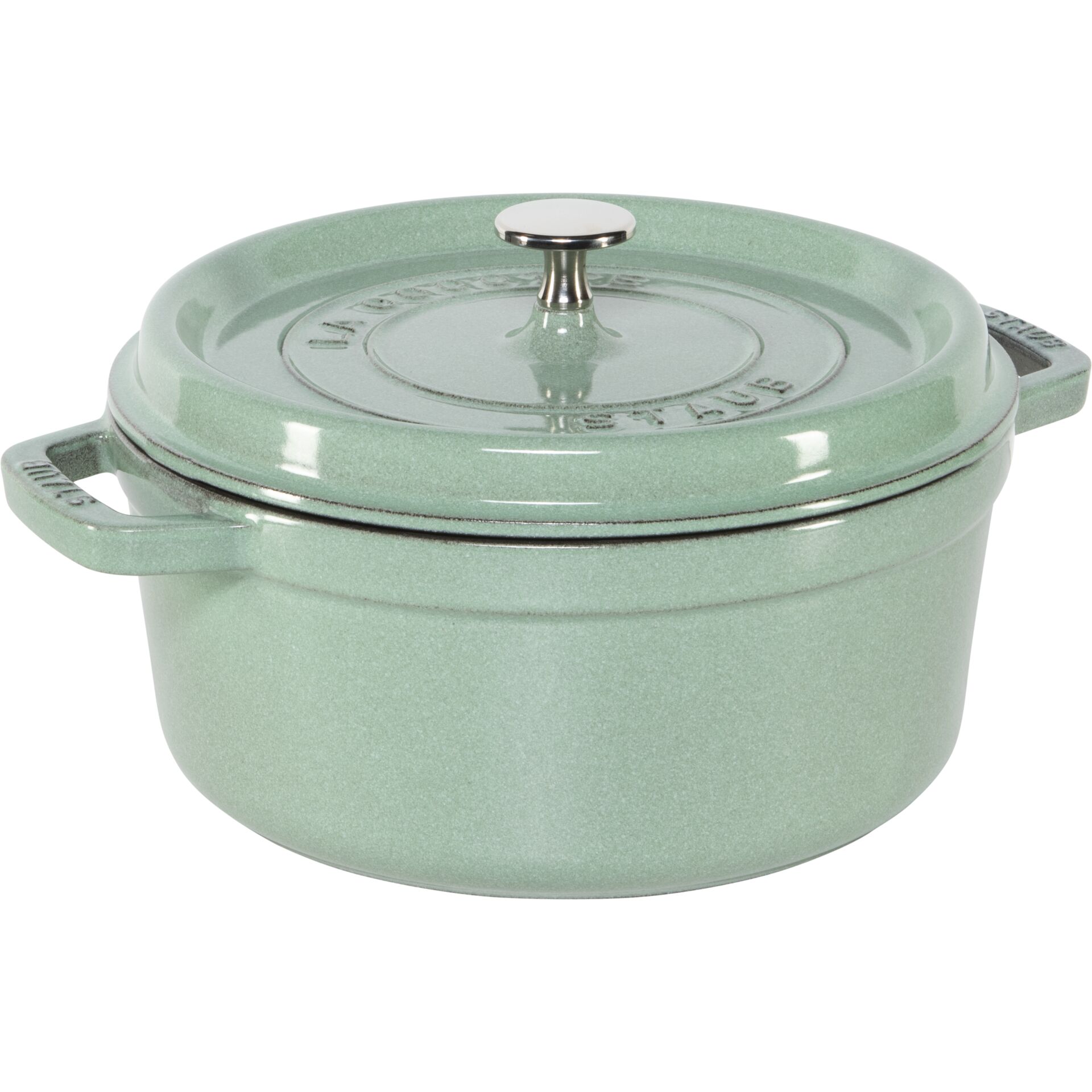 Staub La Cocotte 24cm round Sage Green, Cast Iron