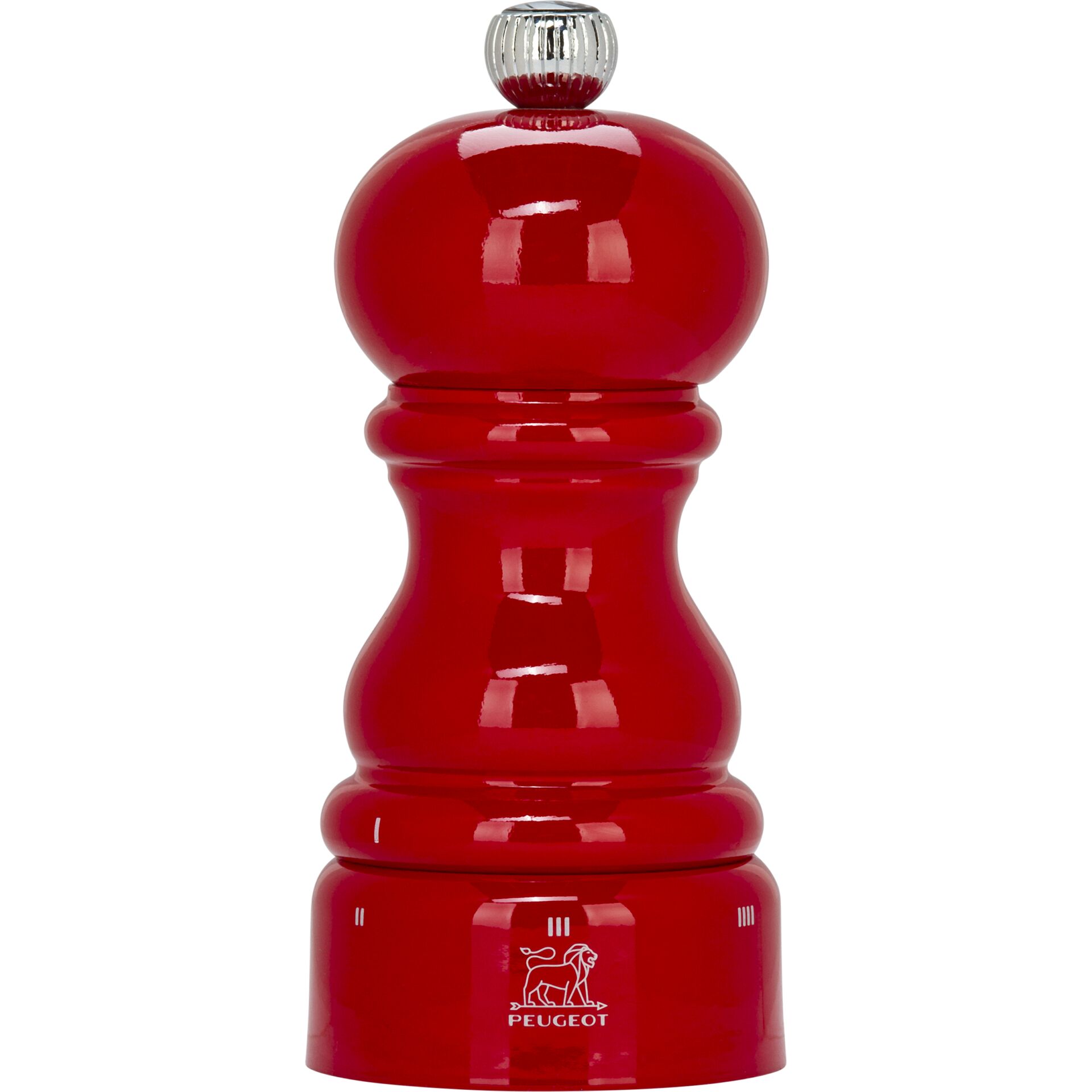 Peugeot Paris Salt Mill 12 cm u'Select Z red lacquer wood