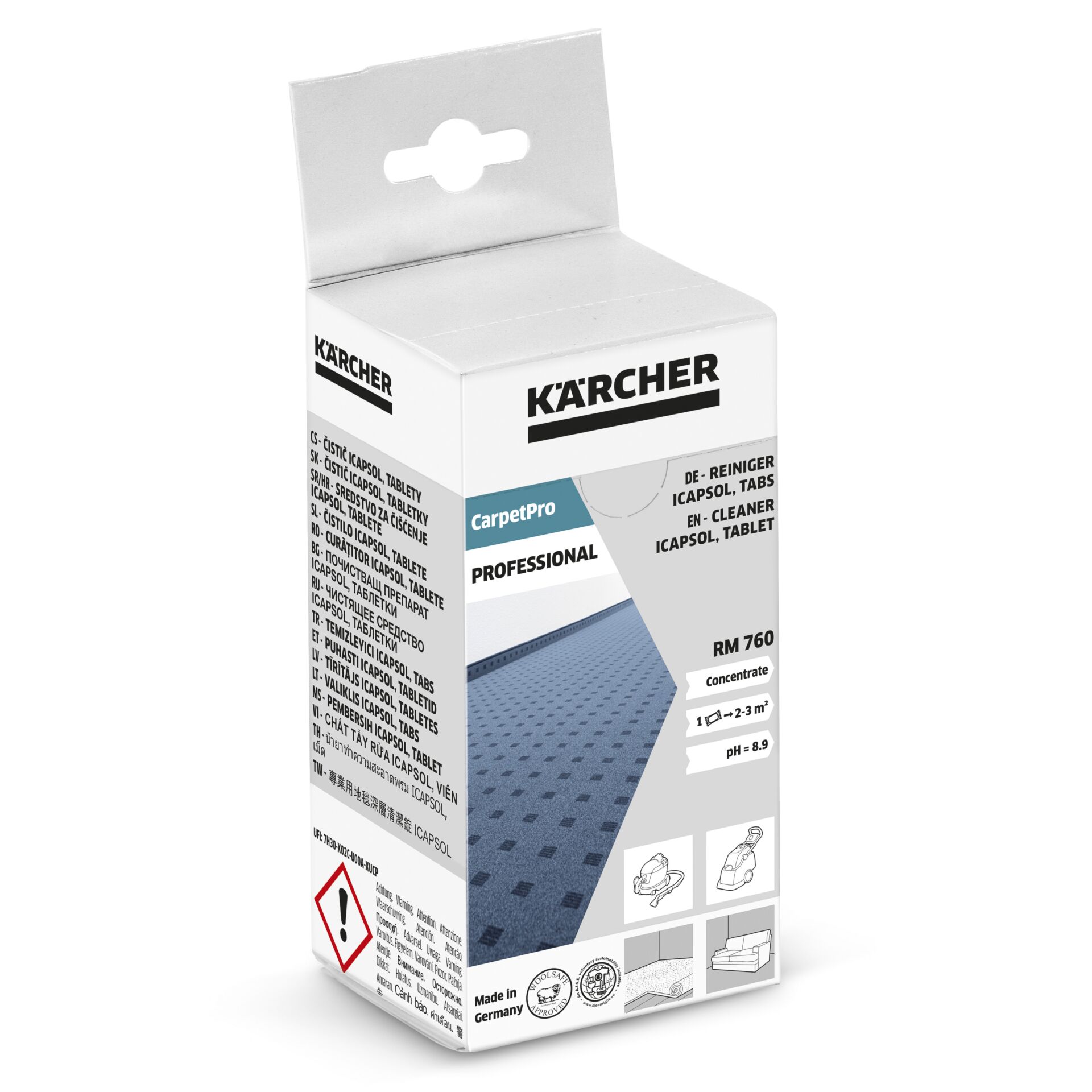 Kärcher CarpetPro Cleaner Tabs RM 760, 16 Tablets