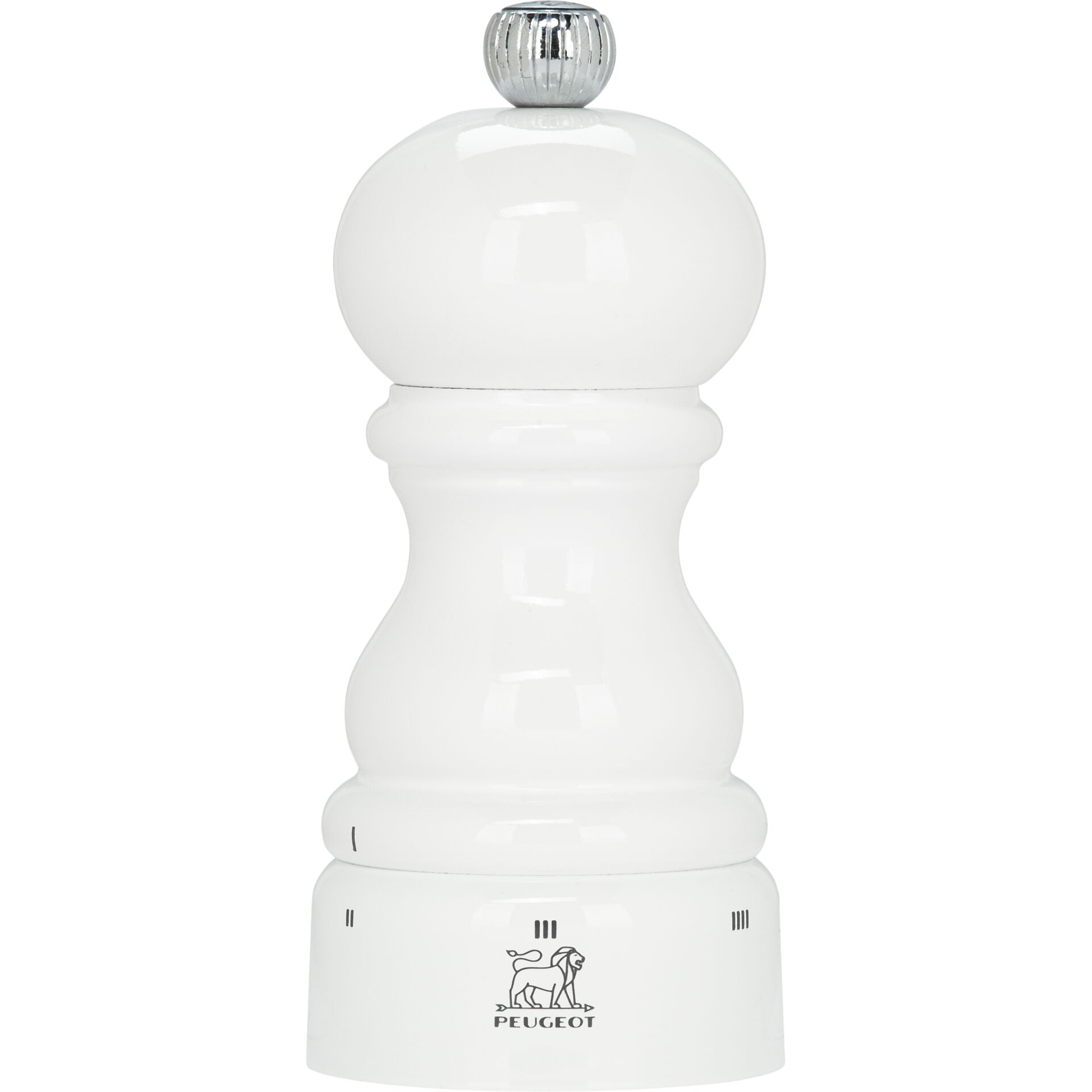 Peugeot Paris Salt Mill 12 cm u'Select Z white lacquer wood