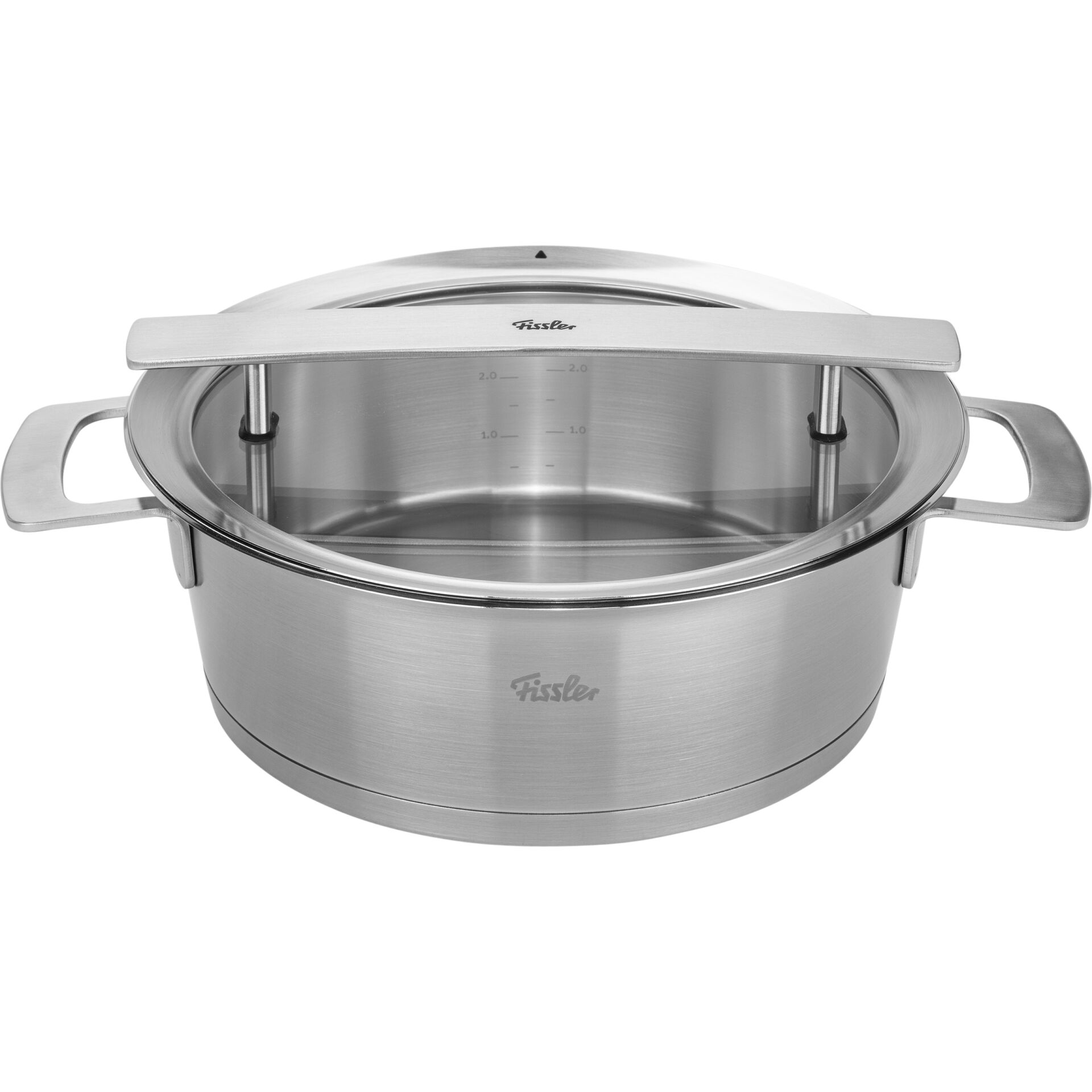 Fissler Phi Collection Casserole with Glass Lid 24 cm, 3.9 L