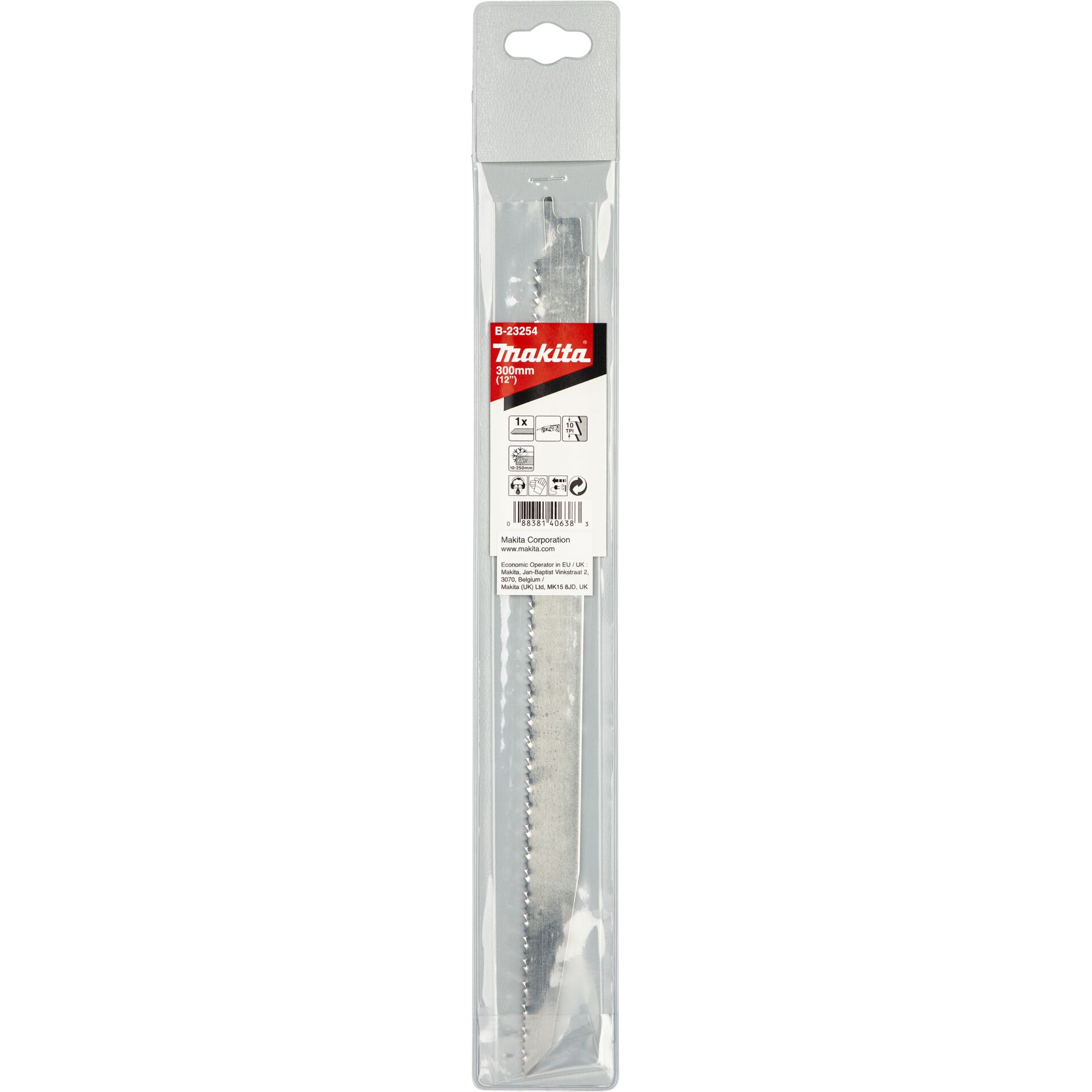 Makita B-23254 Reciprosaw Blade INOX 305/10T