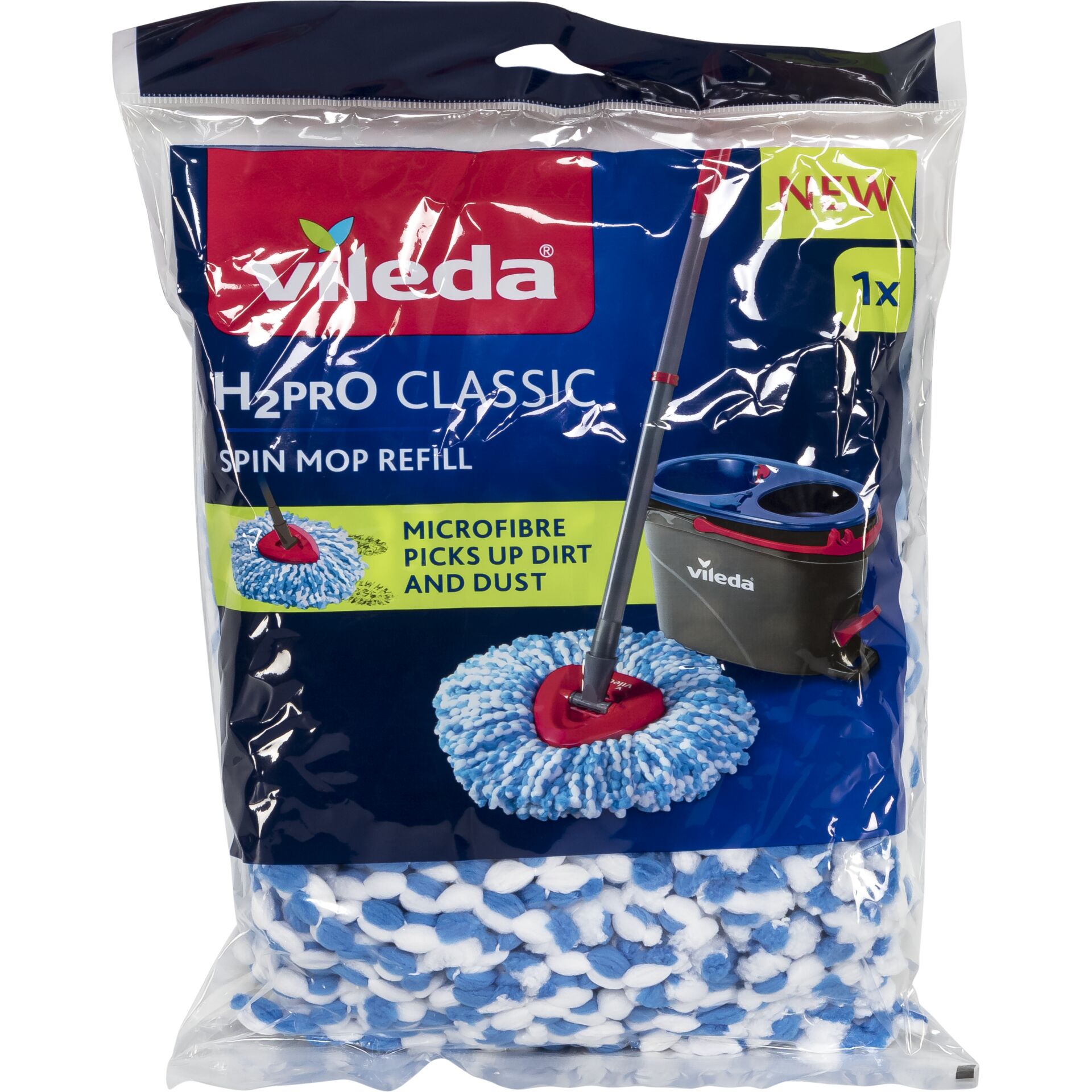 Vileda H2PrO Spin Mop Replacement Refill