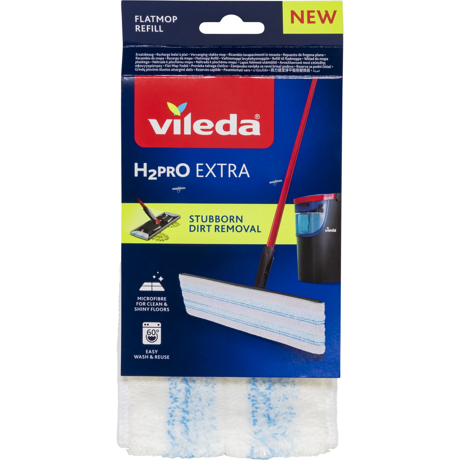 Vileda H2PrO Flat Mop Replacement Refill