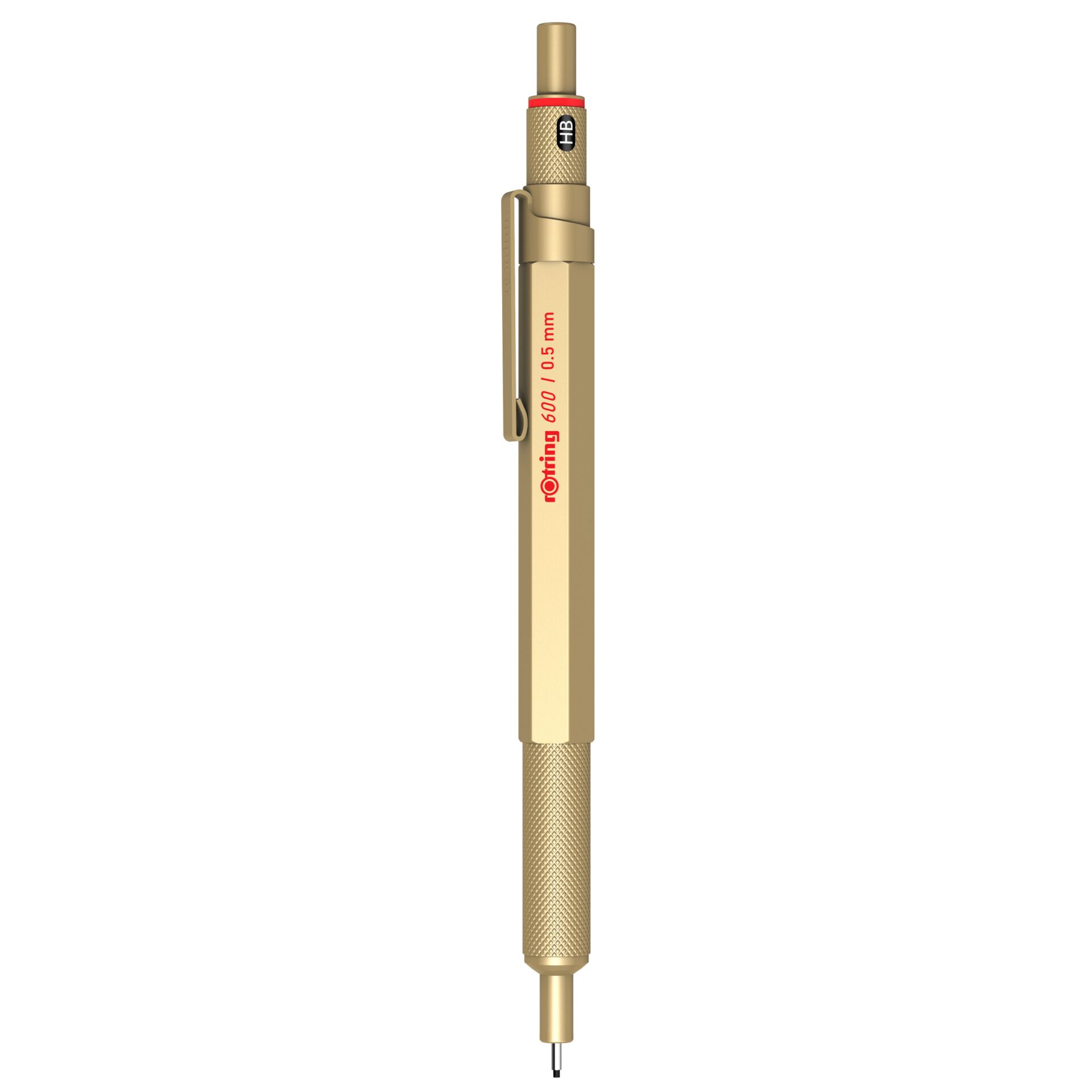 rotring 600 Mechanical Pencil Metallic Gold 0.5 mm