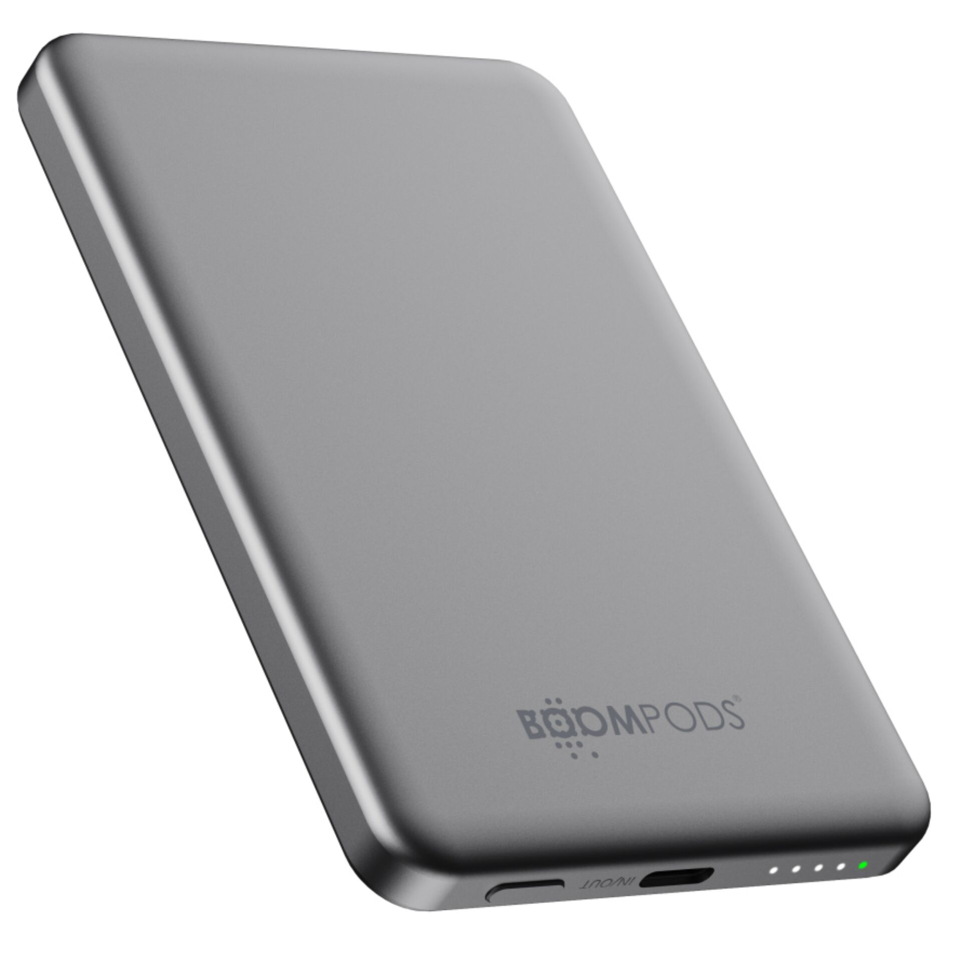 Boompods PowerSnap 5000mAh Graphite Magnetic Powerbank