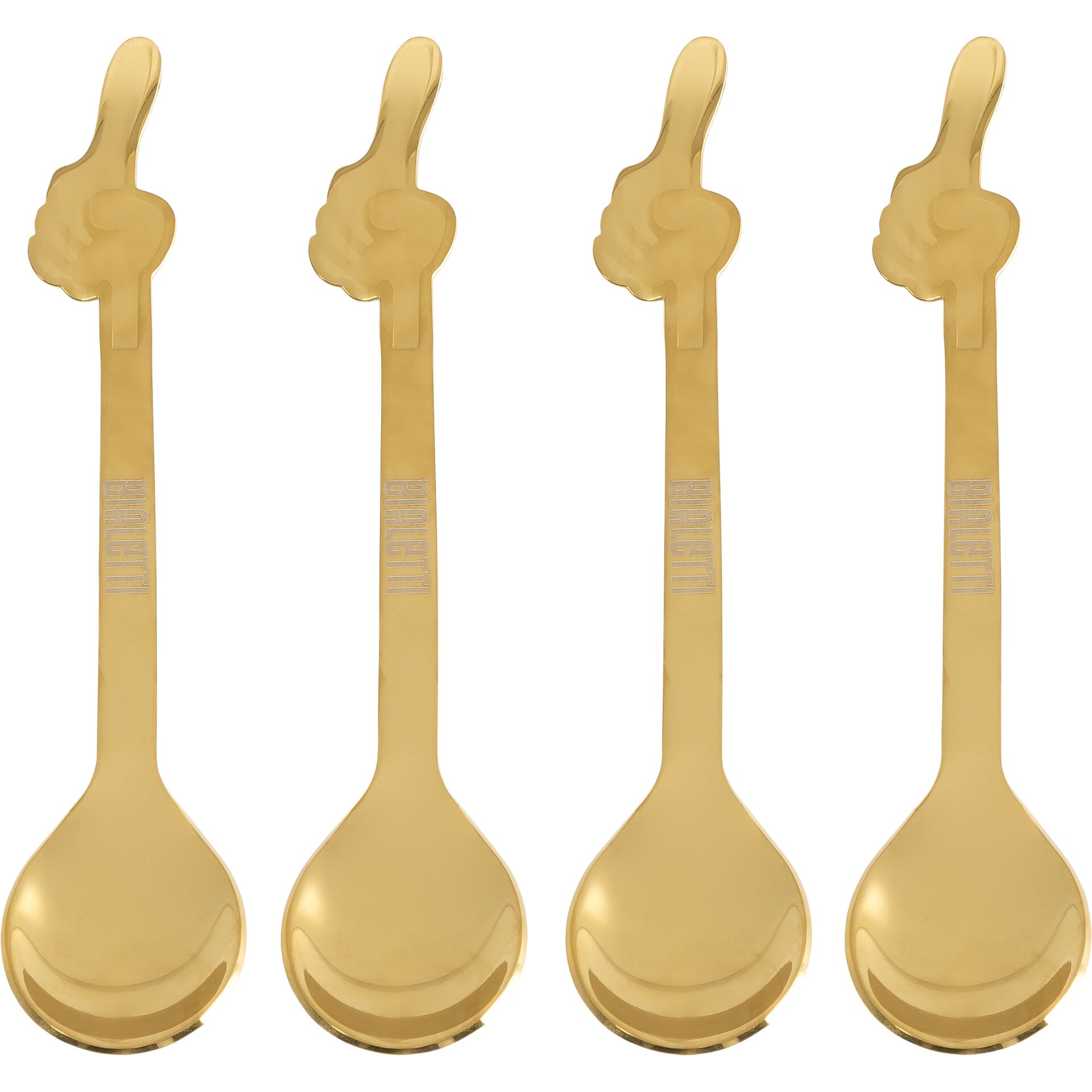 Bialetti Espresso-Spoon-Set Joyful Memories 4-pcs.
