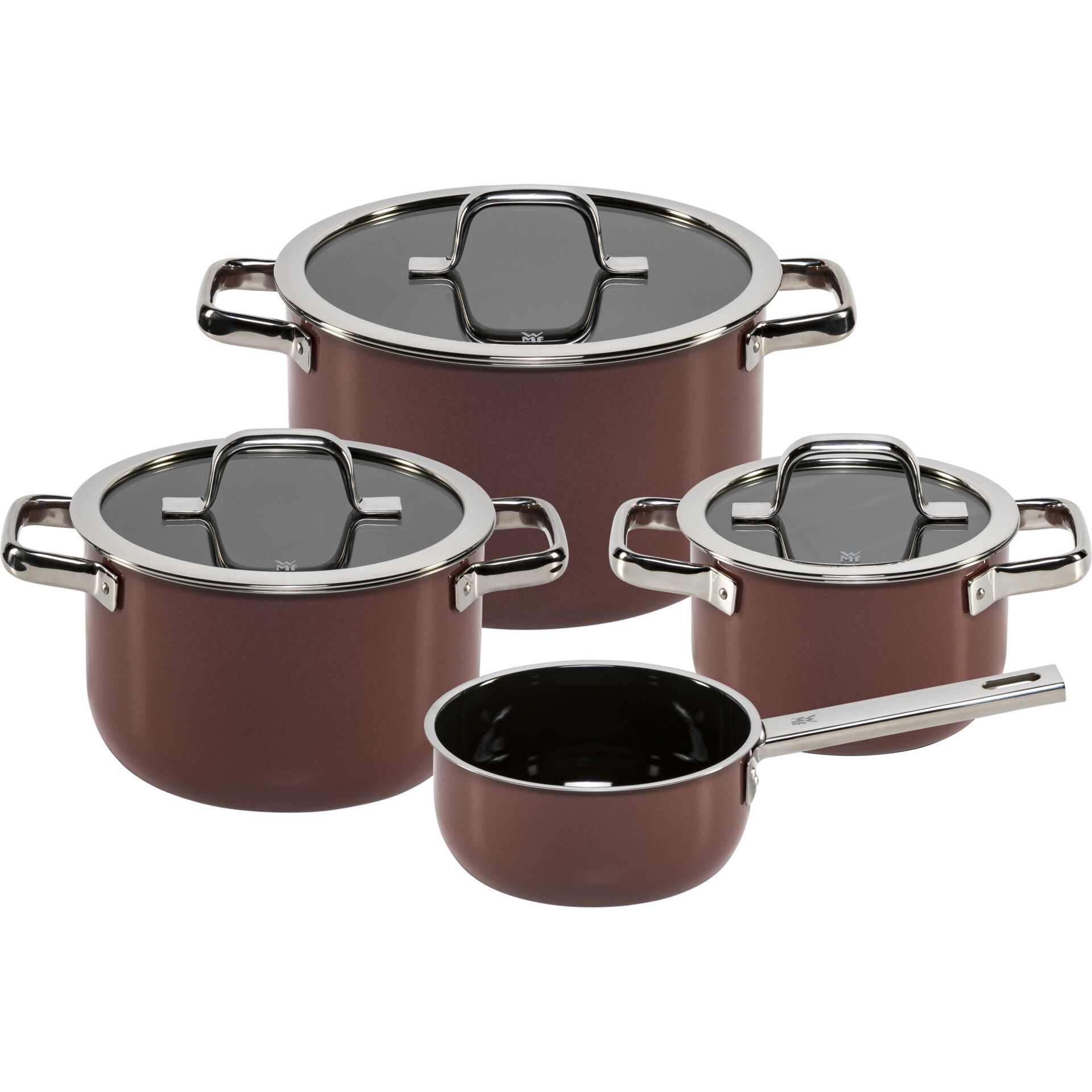 WMF Fusiontec Mineral Pro Cookware Set, 4 pcs, Rose Quartz
