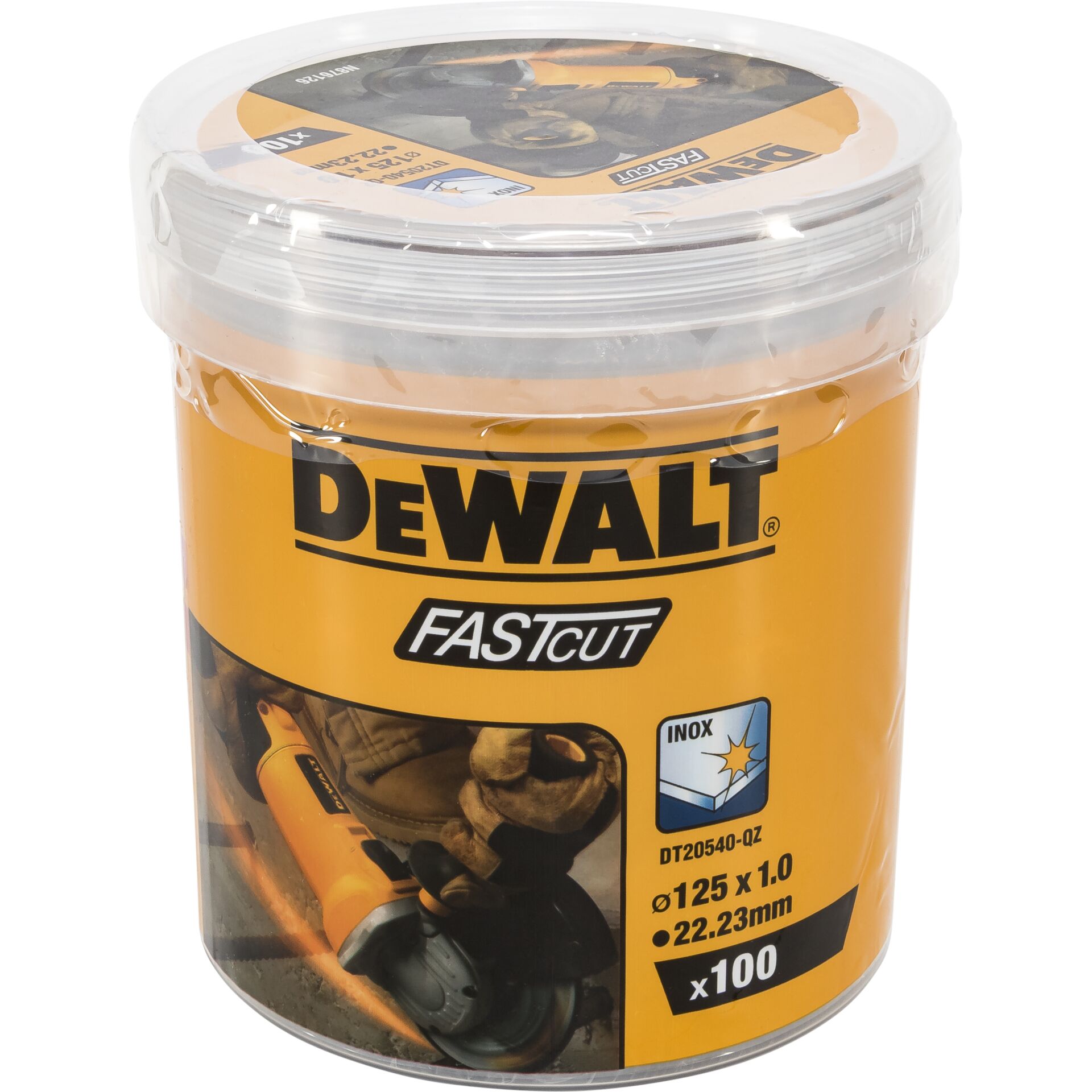 DeWalt DT20540-QZ Stainless St. Cutting Discs, 125mm