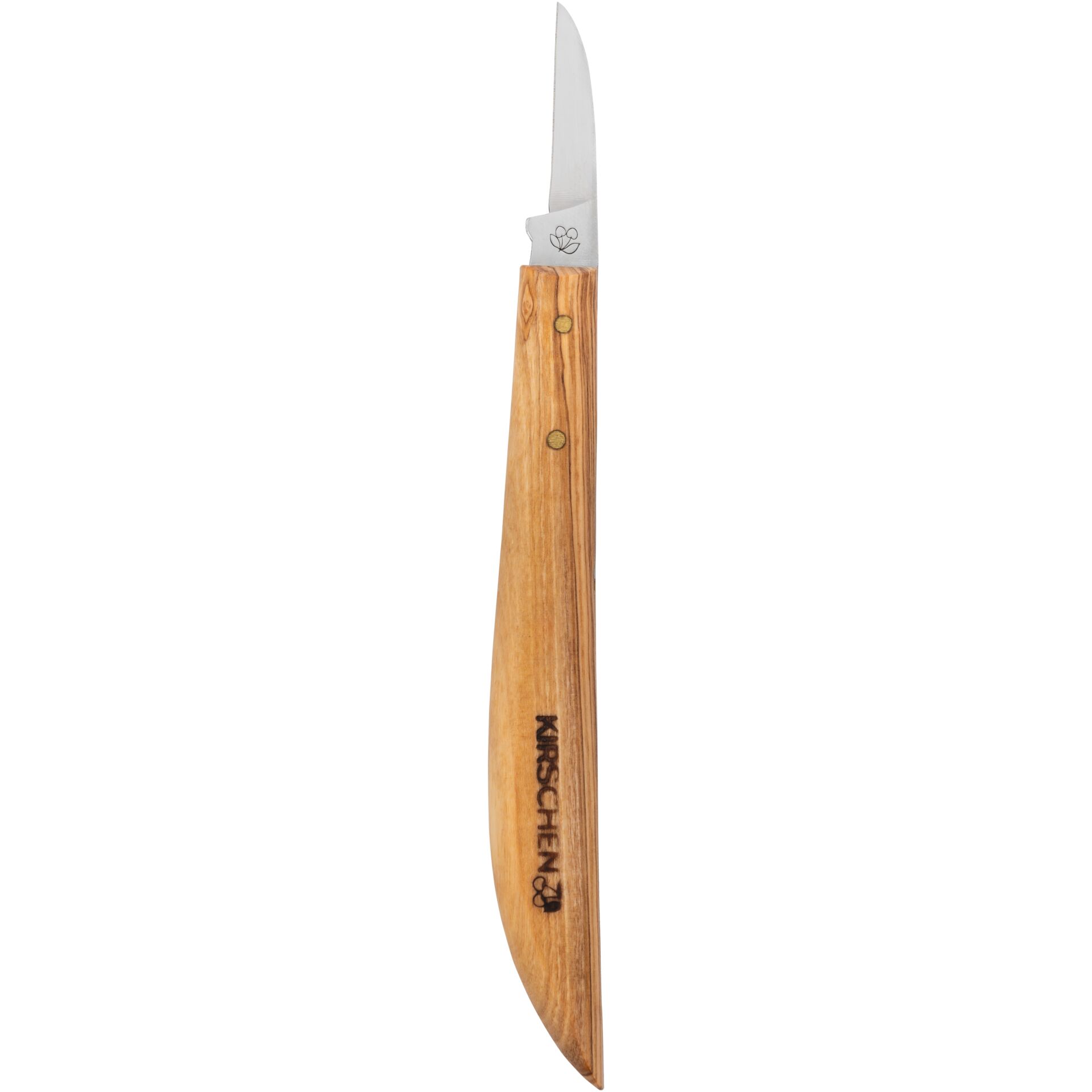 Kirschen Notched carving knife with olive wood booklet