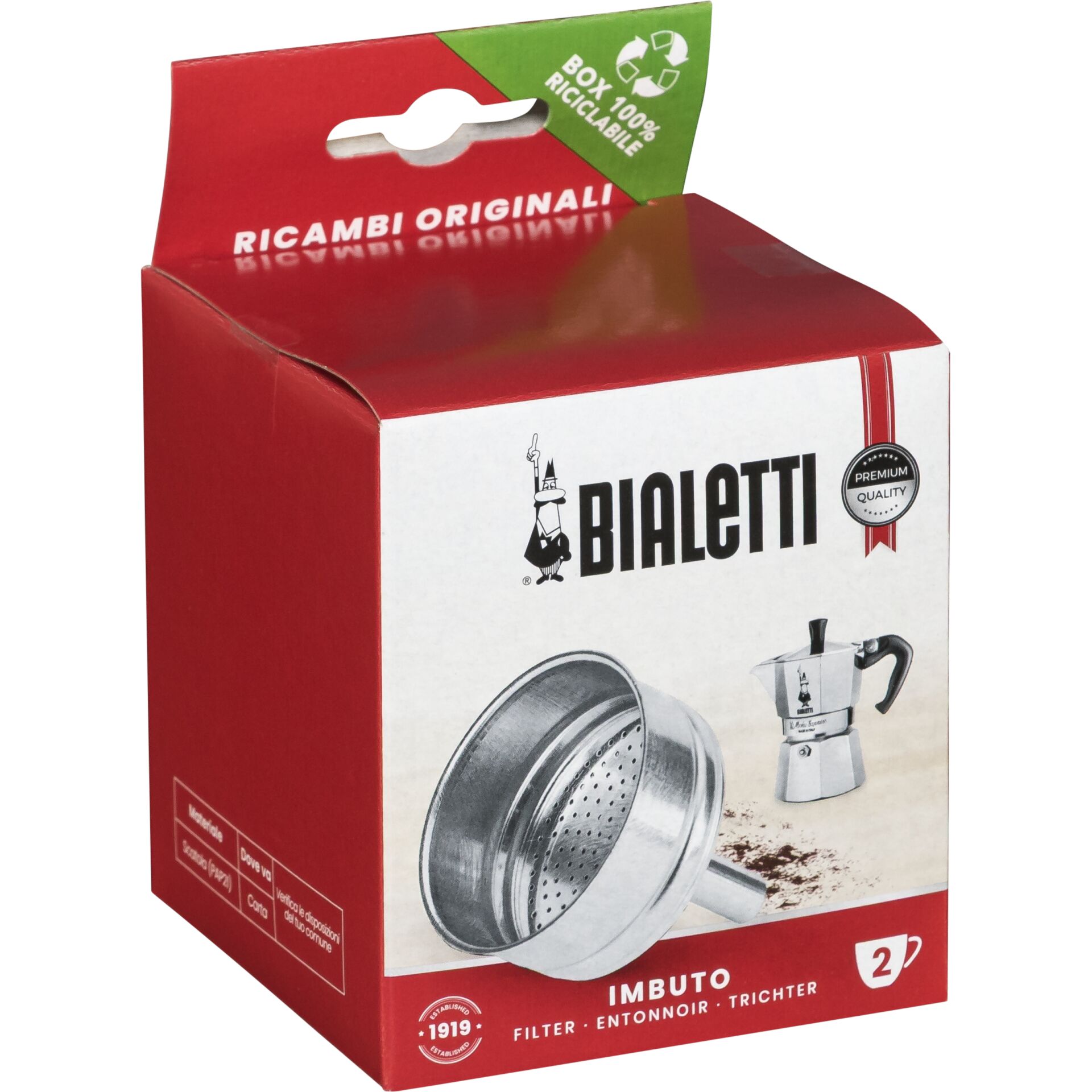Bialetti Ricambi Funnel for 2 Cups