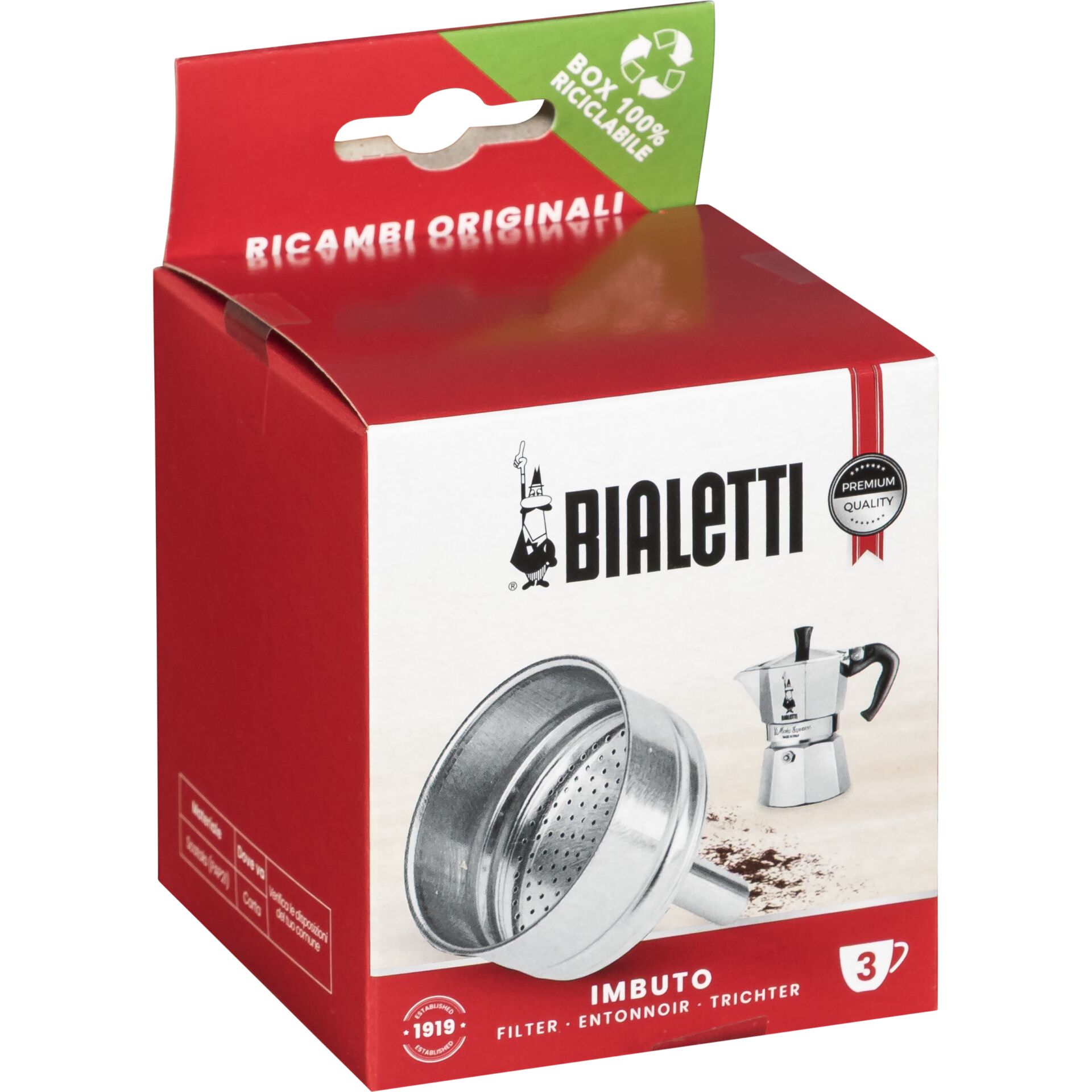 Bialetti Ricambi Funnel for 3 Cups