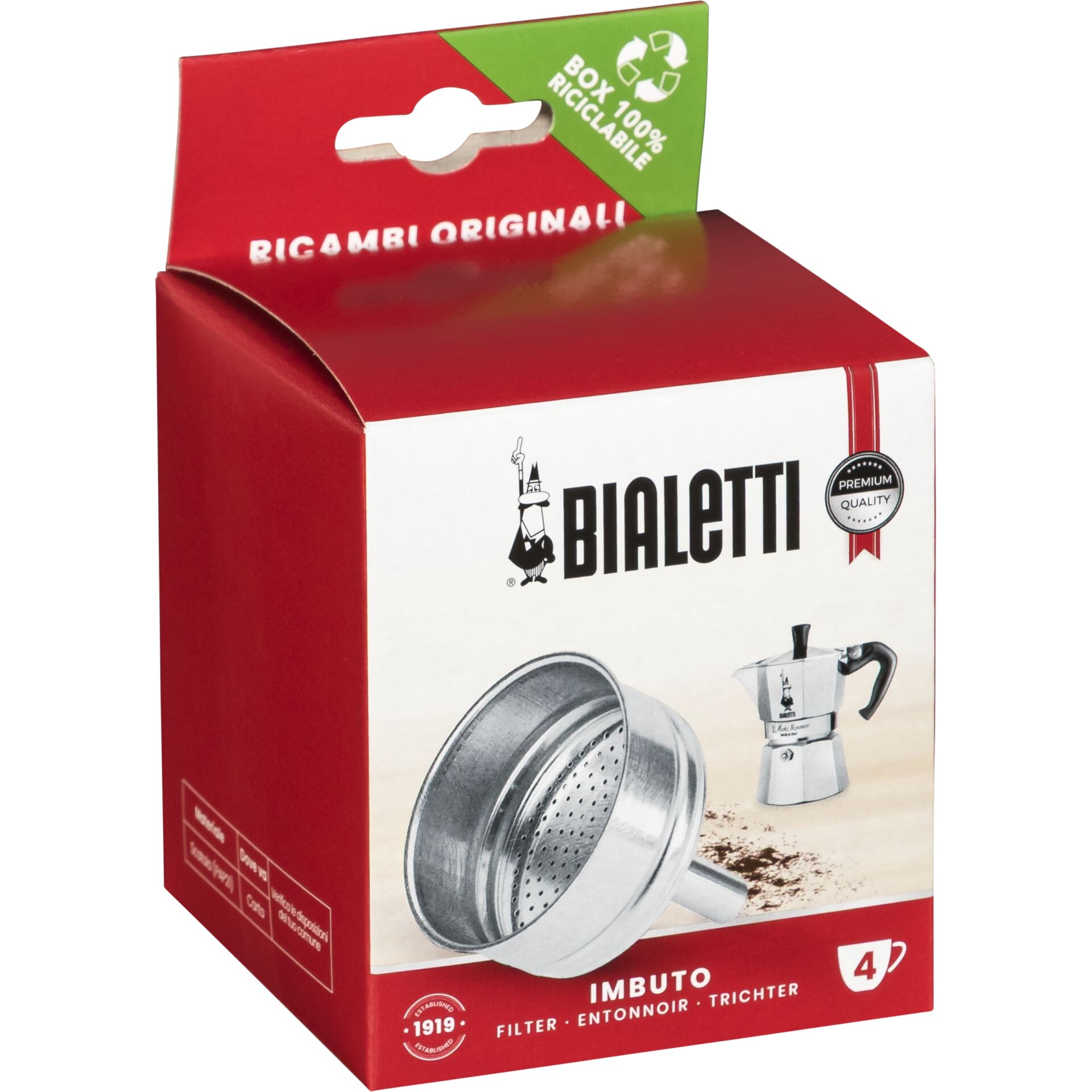 Bialetti Ricambi Funnel for 4 Cups