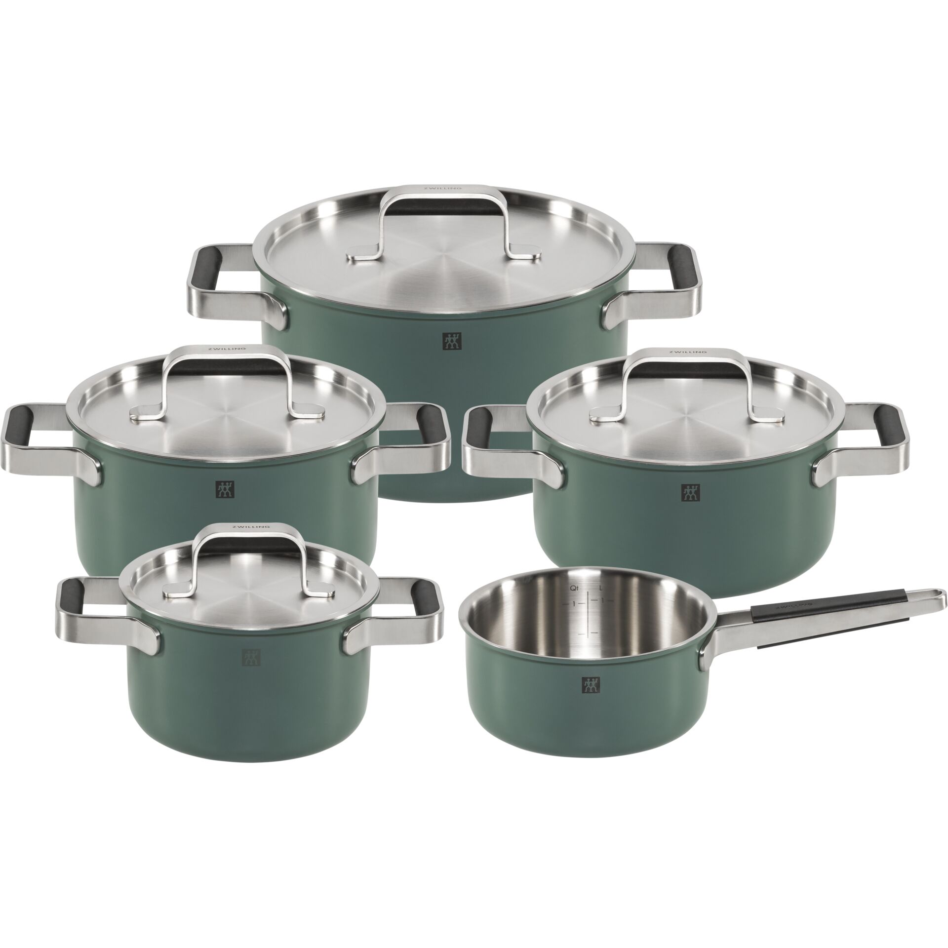 ZWILLING Pure Cookware Set 5-Pc 18/10 Green