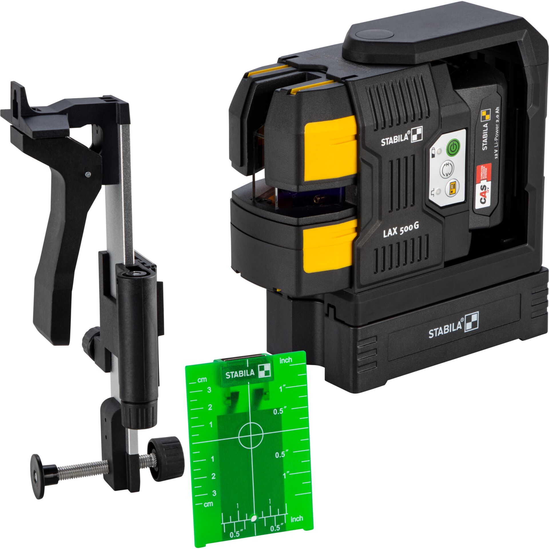 STABILA LAX 500 G, 12 V System Cross Line Plus Plumb Point Las.