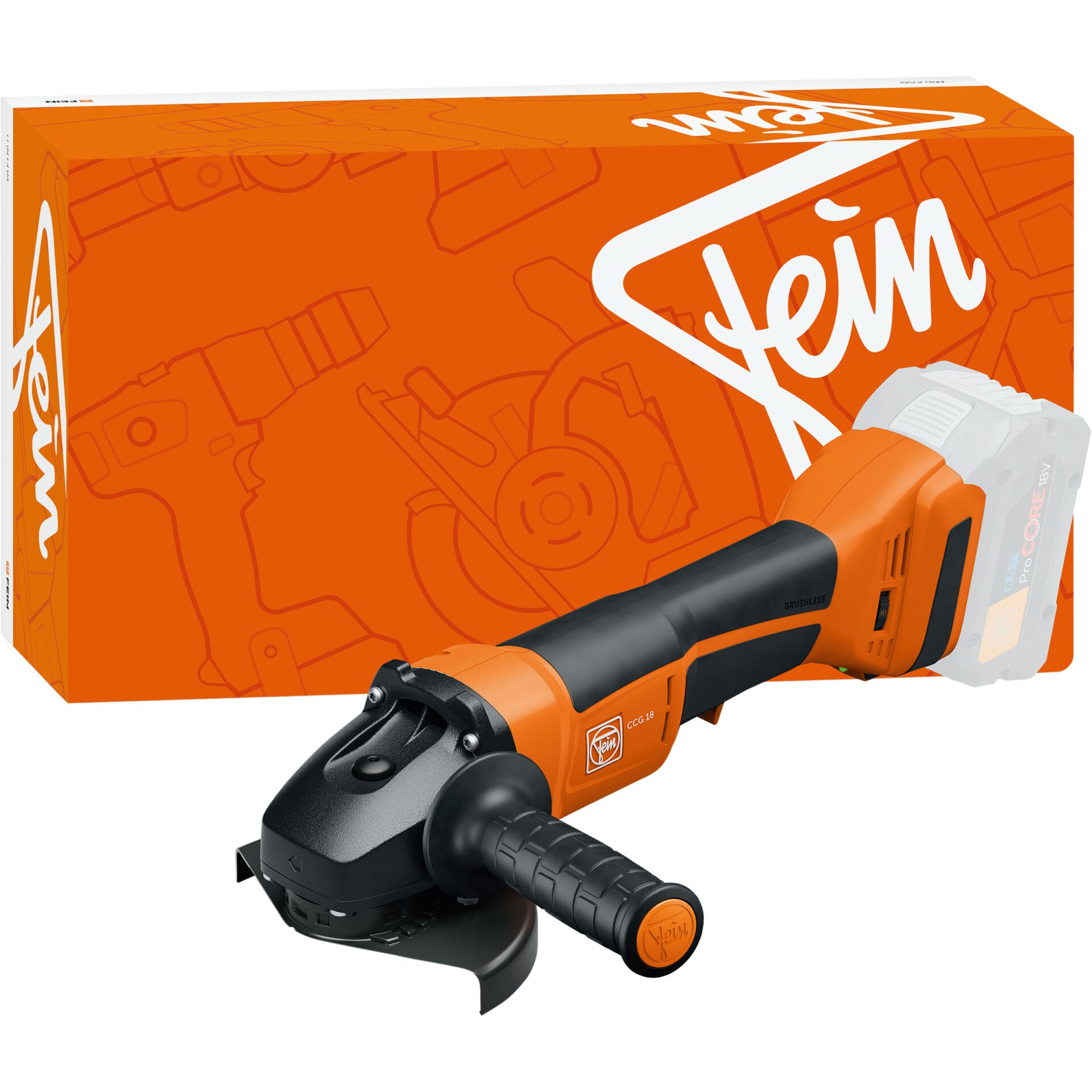 Fein CCG18-125-12PD AS N00 Cordless Angle Grinder