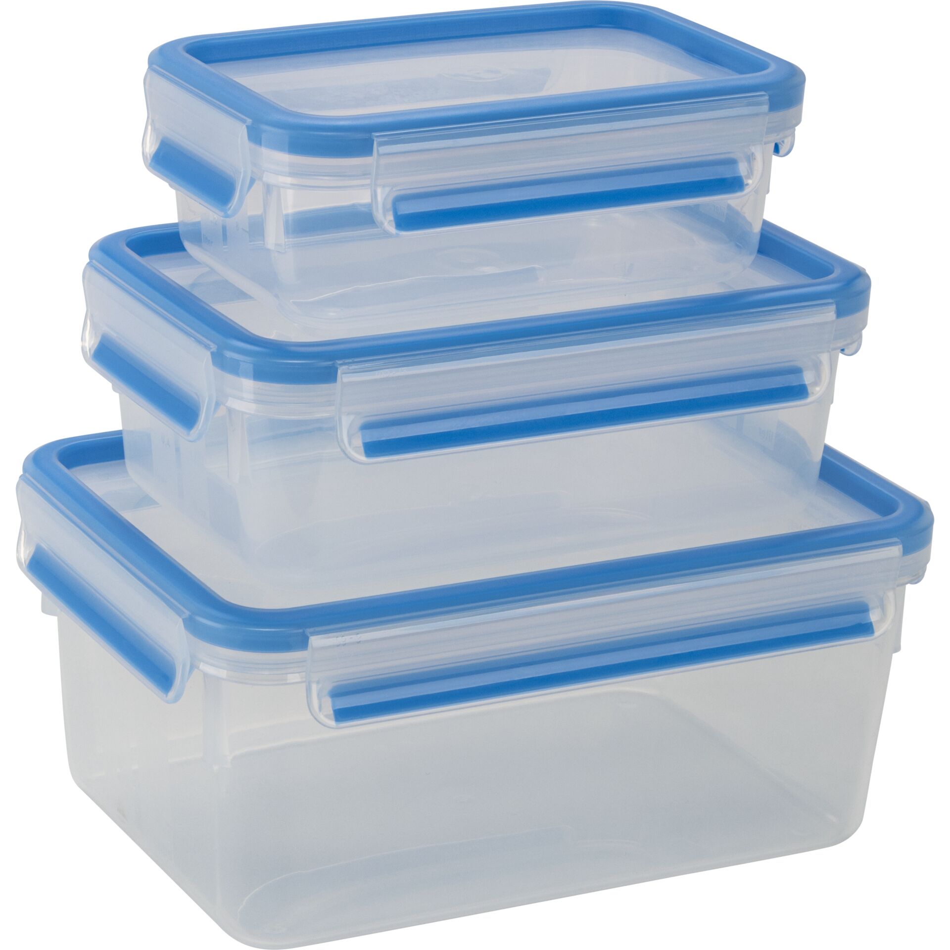 Emsa Clip&Close 508566 Food storage container 3pcs blue