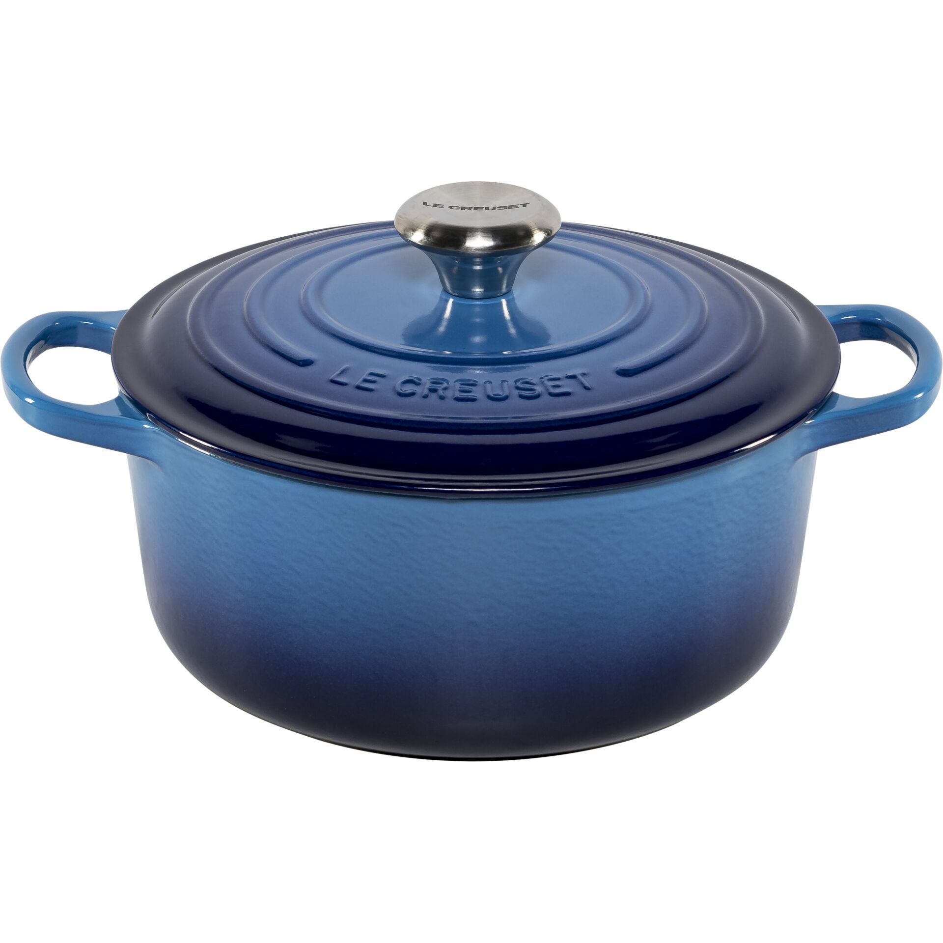 Le Creuset Signature Casserole round 24 cm azure blue