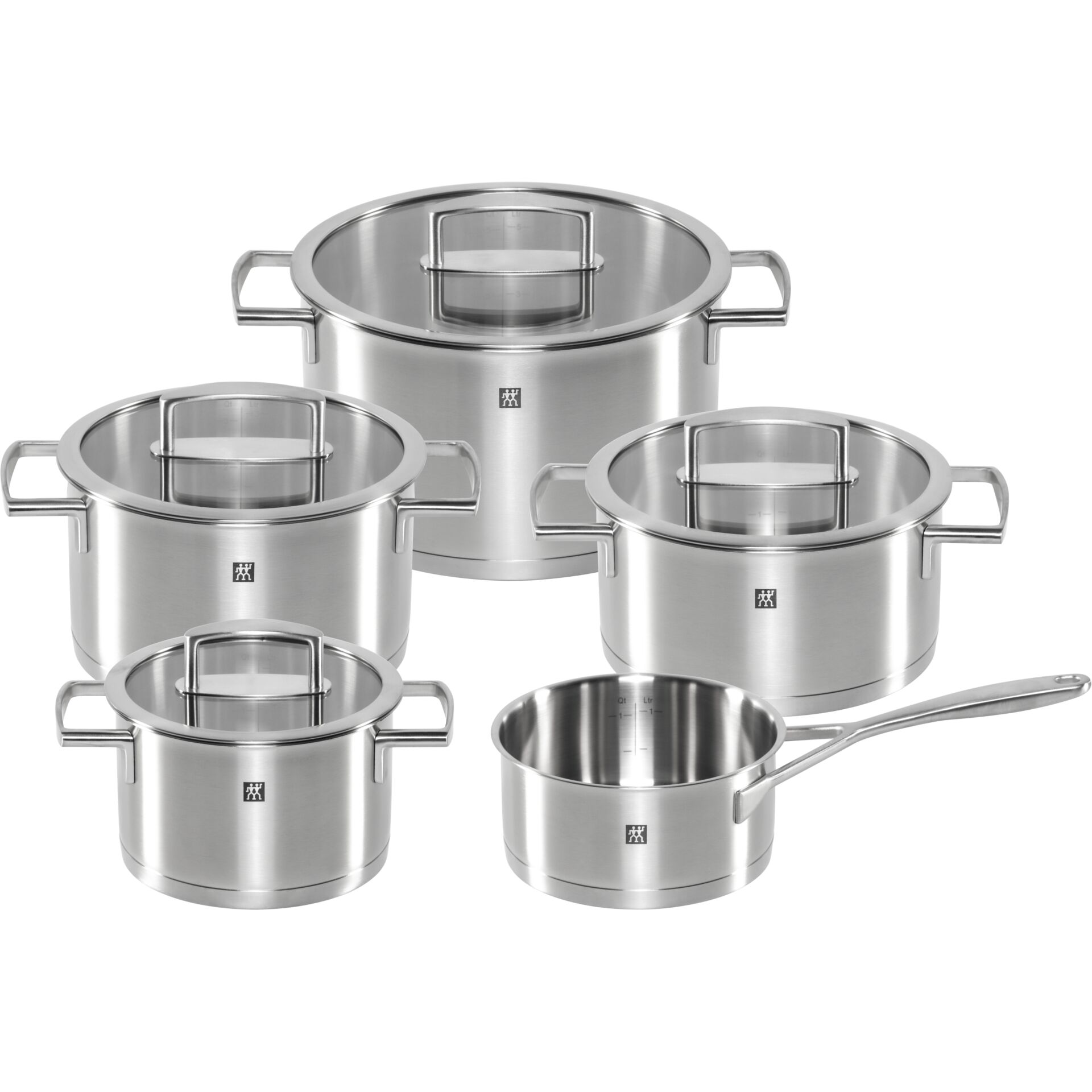 ZWILLING Vitality Stainless Steel Pot Set 5-Pc, Silver