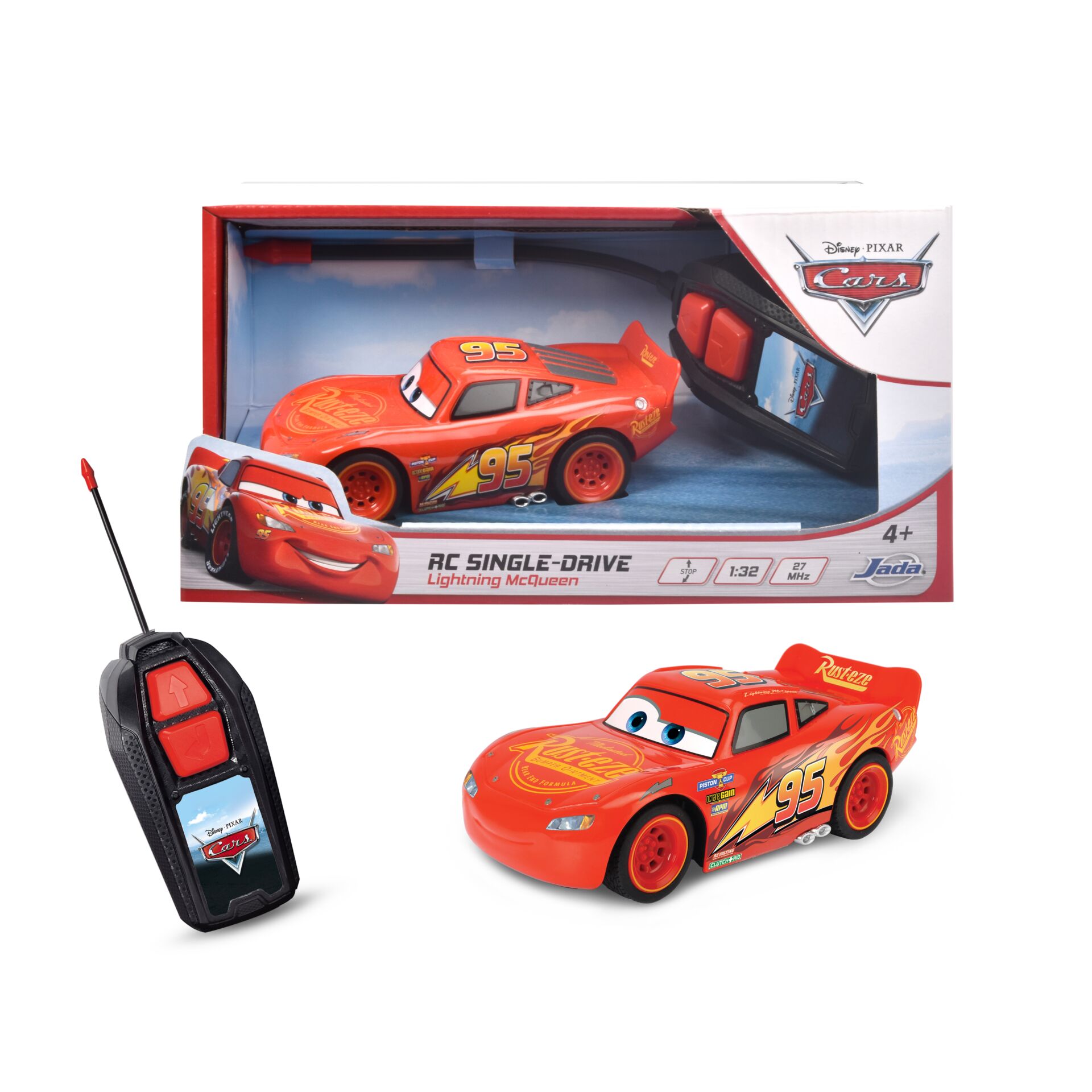 Jada RC Cars 3 Lightning McQueen 27 MHz 1:32 203081008