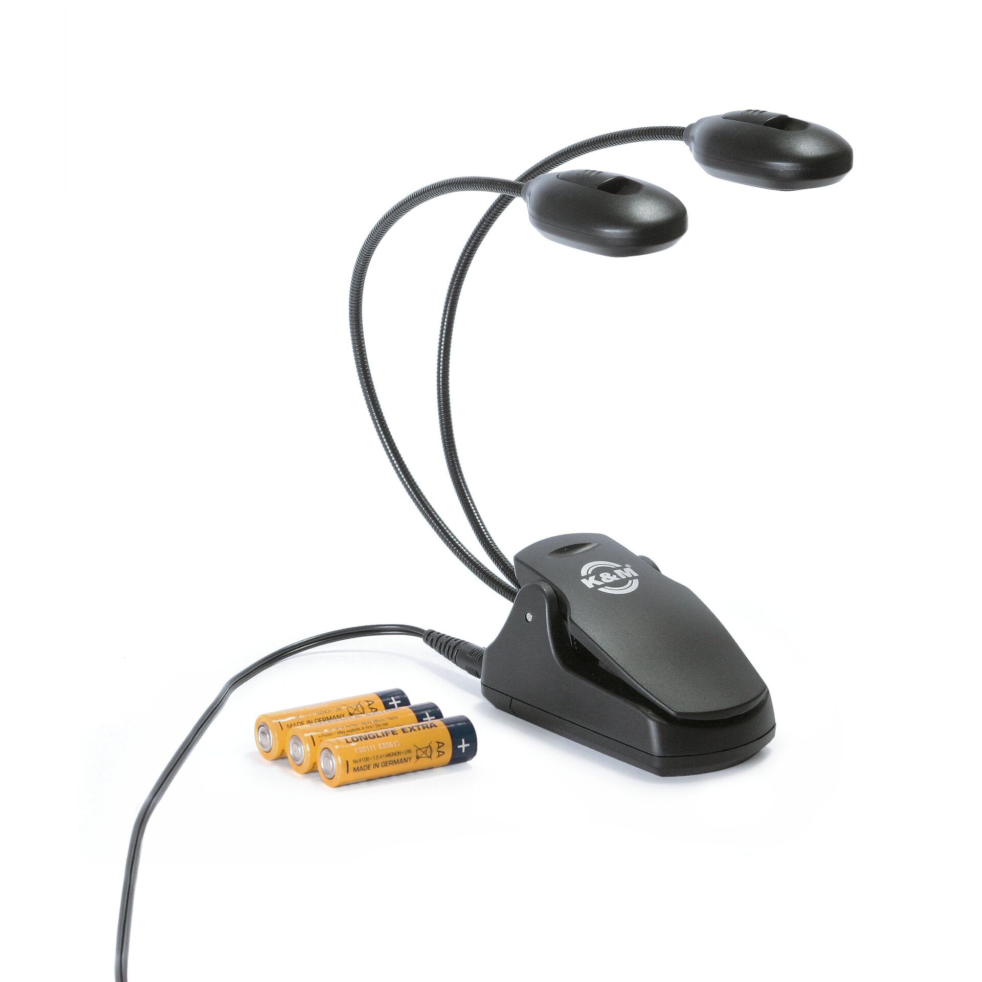 K&M 12270 Music Stand Light Twin Head