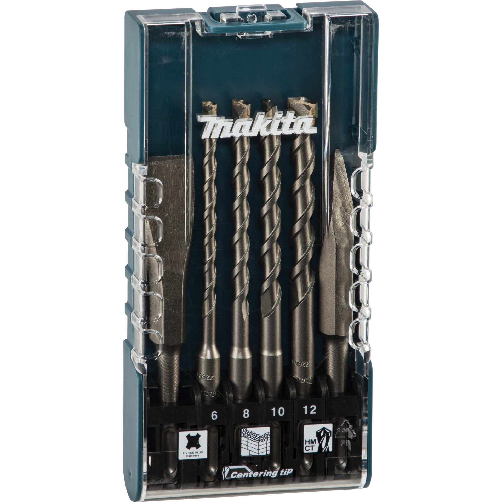 Makita E-15746 SDS-Plus Drill and Chisel Set 6-pcs
