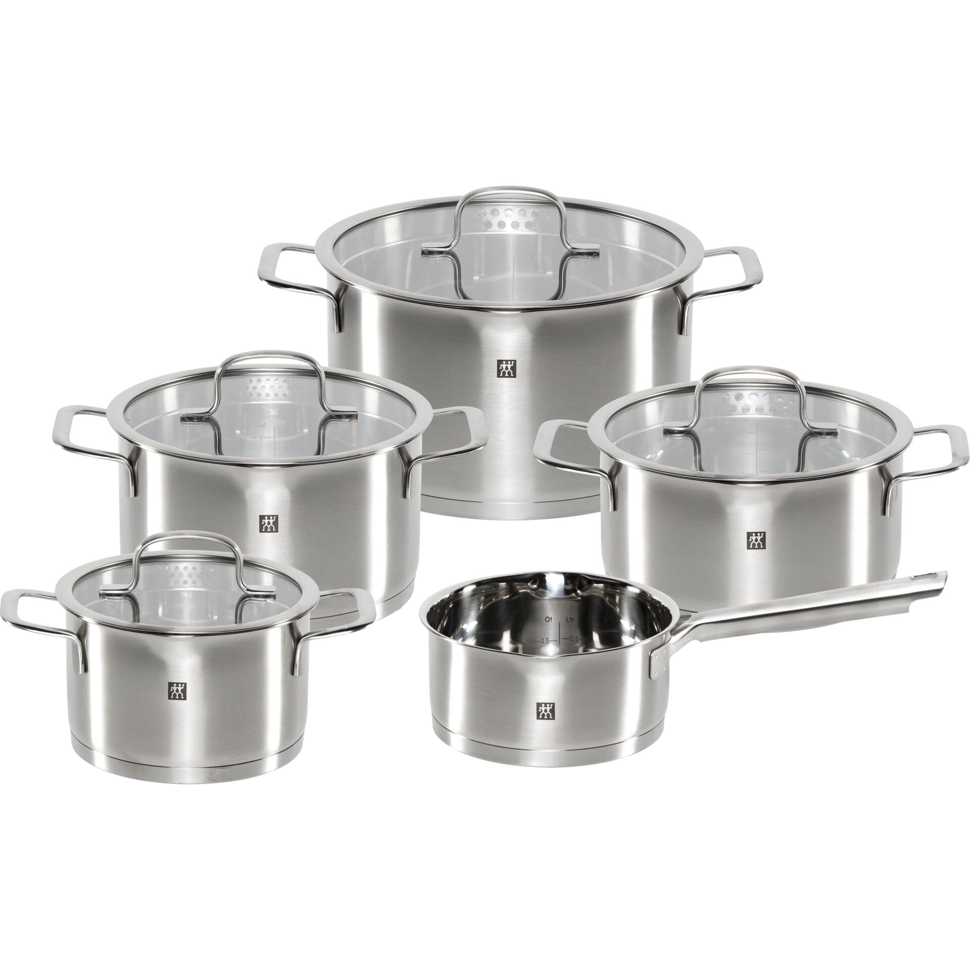 ZWILLING TrueFlow Cookware Set 5-Pc, Silver