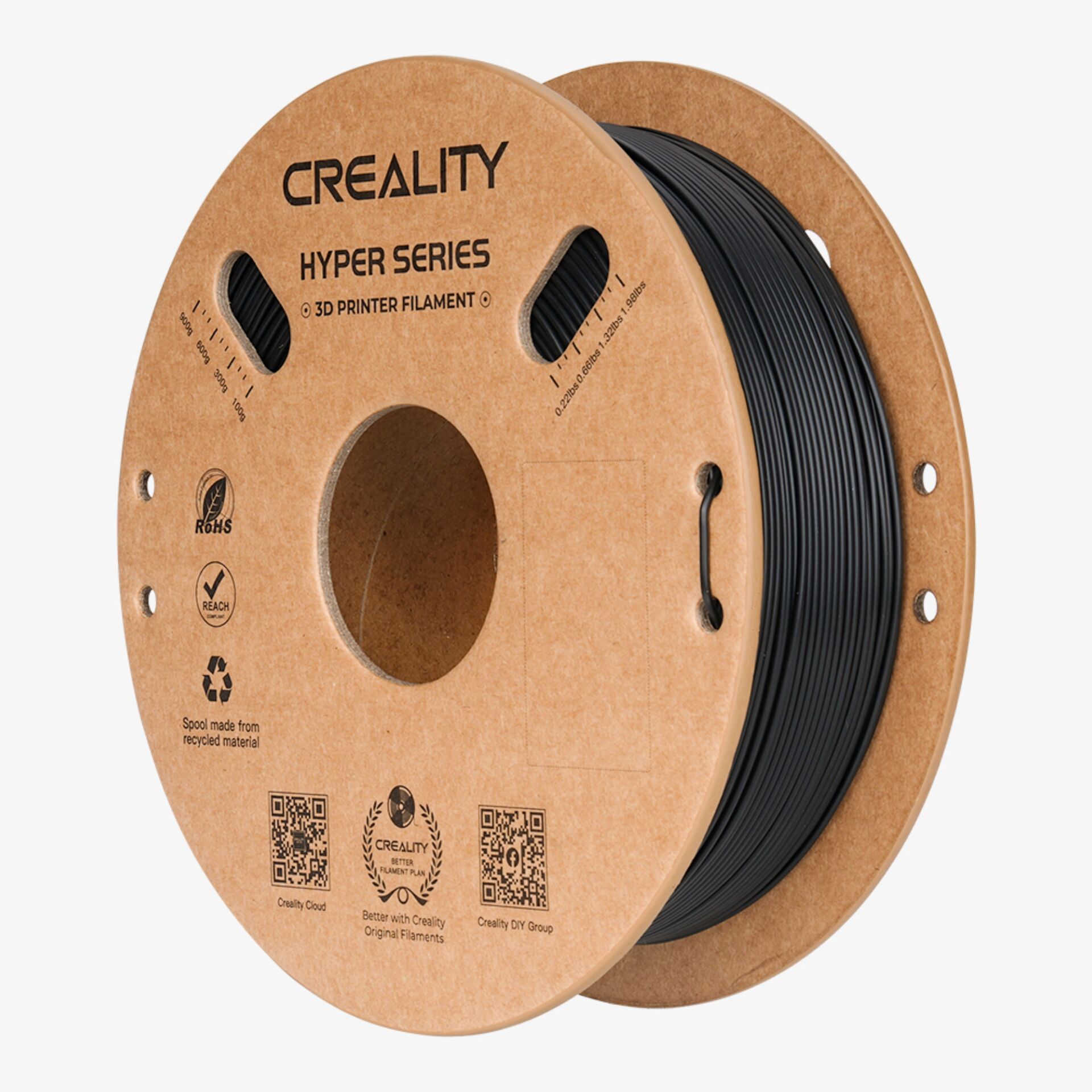 Creality Filament Hyper PLA 1,75 mm 1kg black