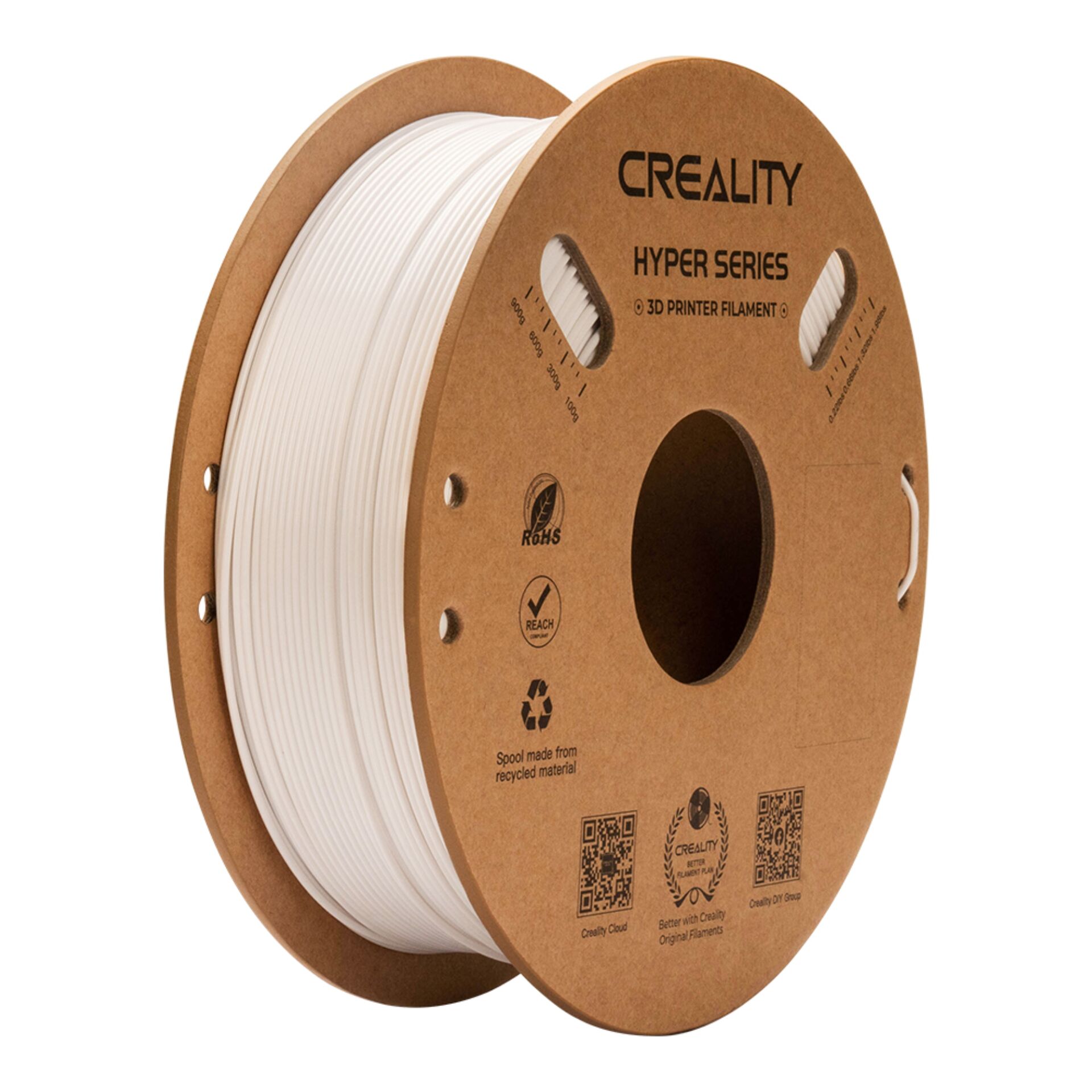 Creality Filament Hyper PETG 1,75 mm 1kg white