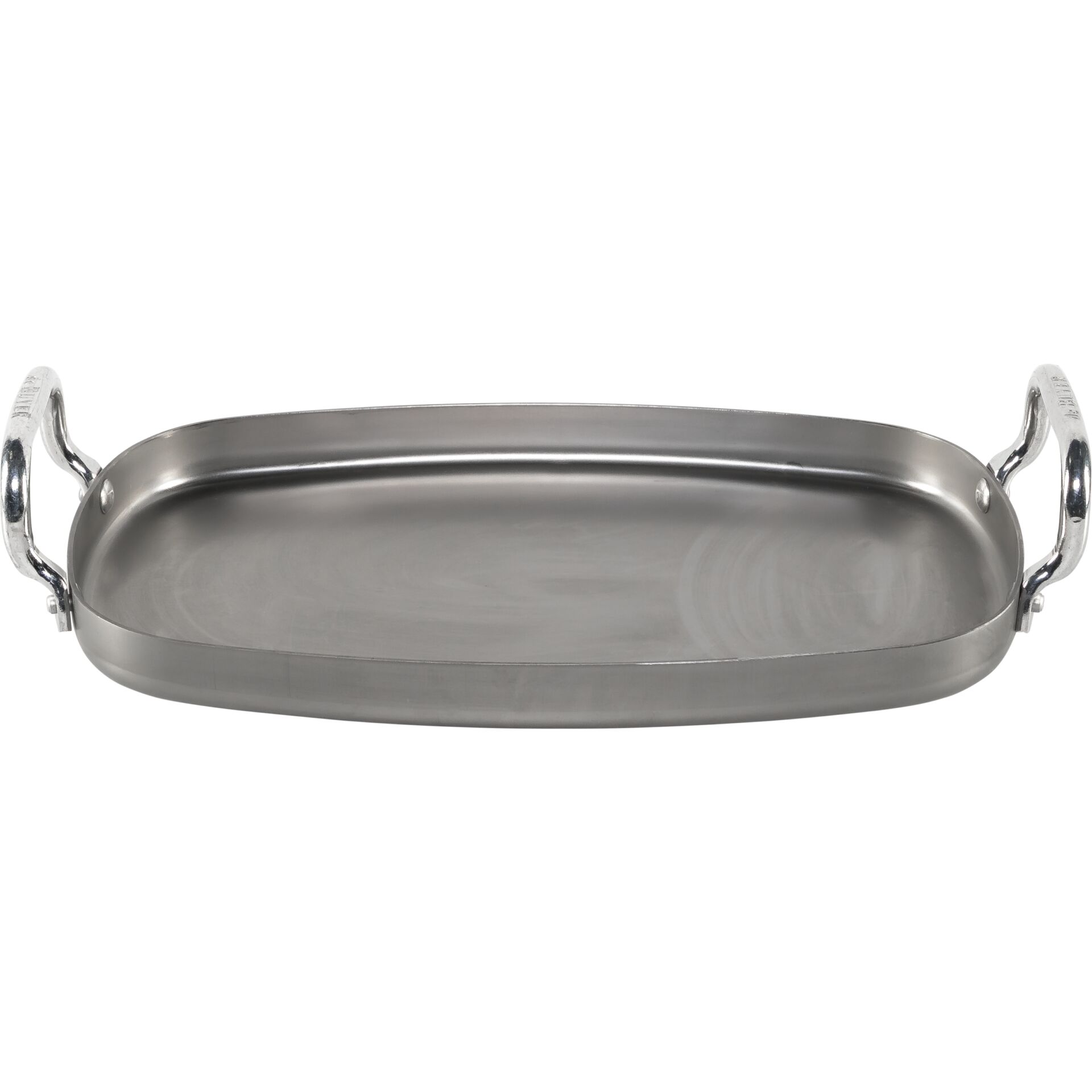 De Buyer Mineral B Rectangular Plancha Grill, 38x26 cm