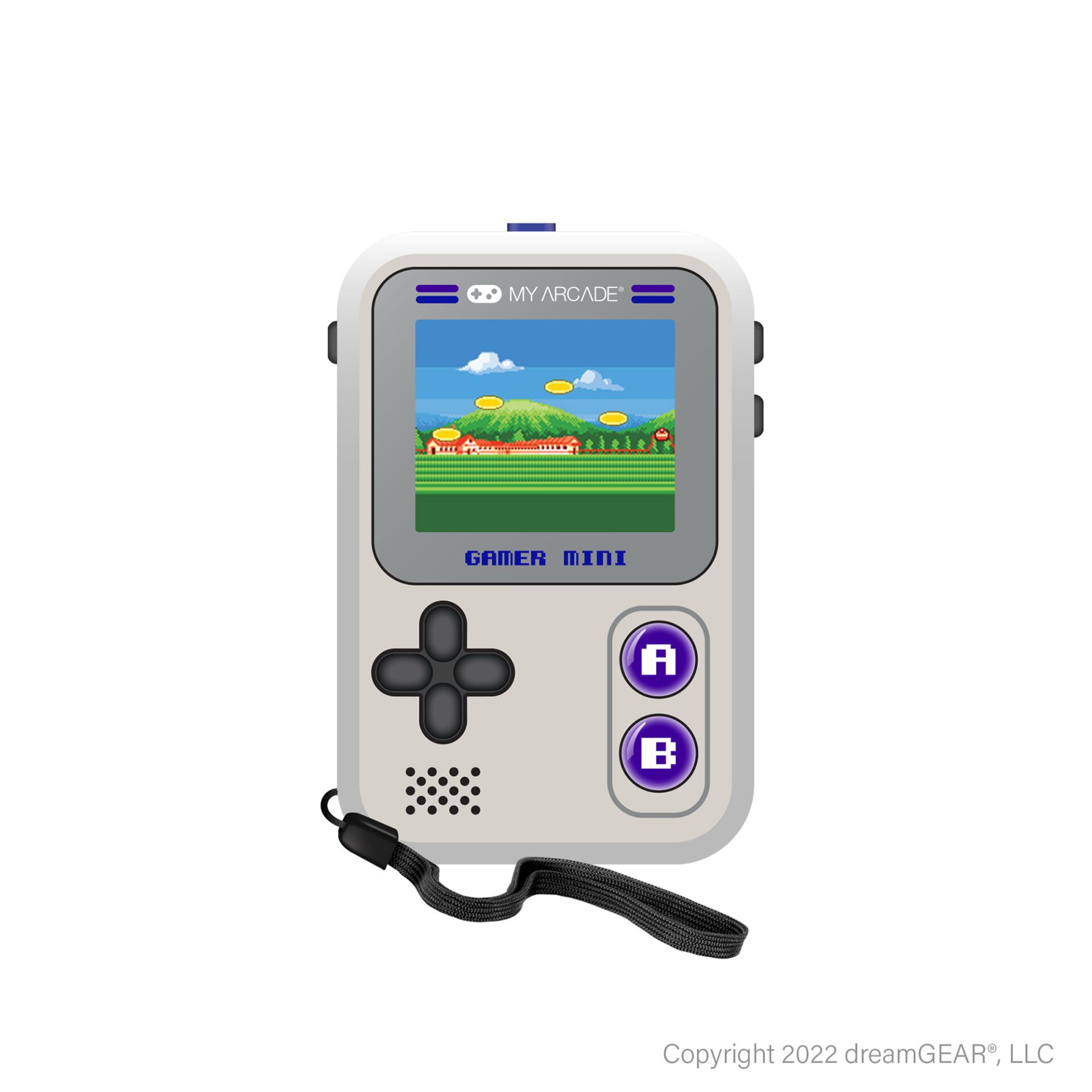 dreamGear My Arcade Gamer Mini Classic Gray & Purple