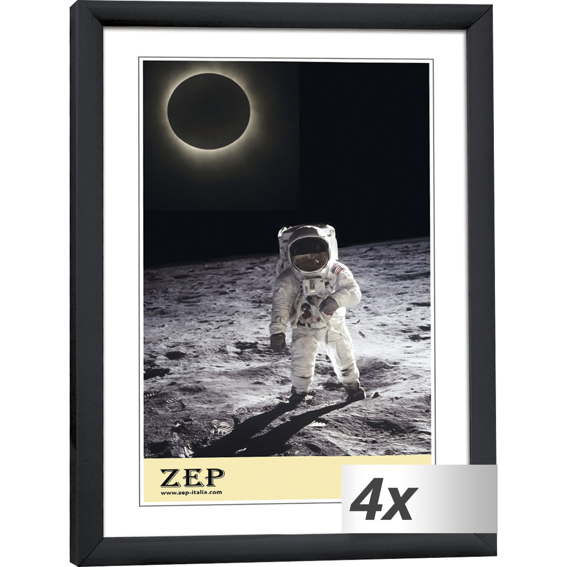4x1 ZEP New Easy black 21x29,7 DIN A4 Resin Frame KB11