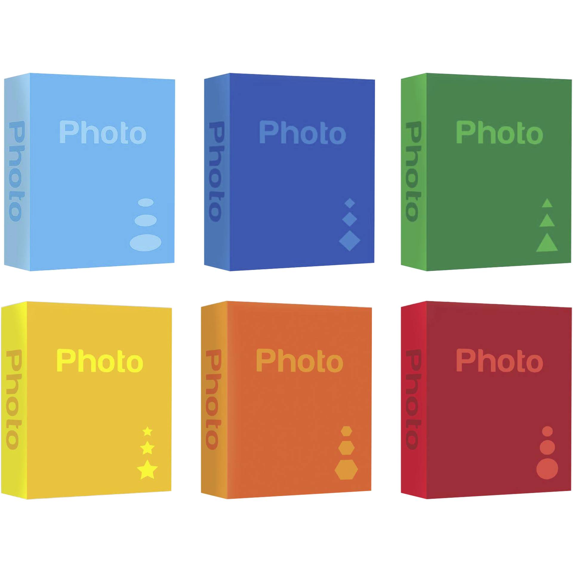 ZEP Basic farbl. assorted 13x19 300 Photos pocket album BS57300