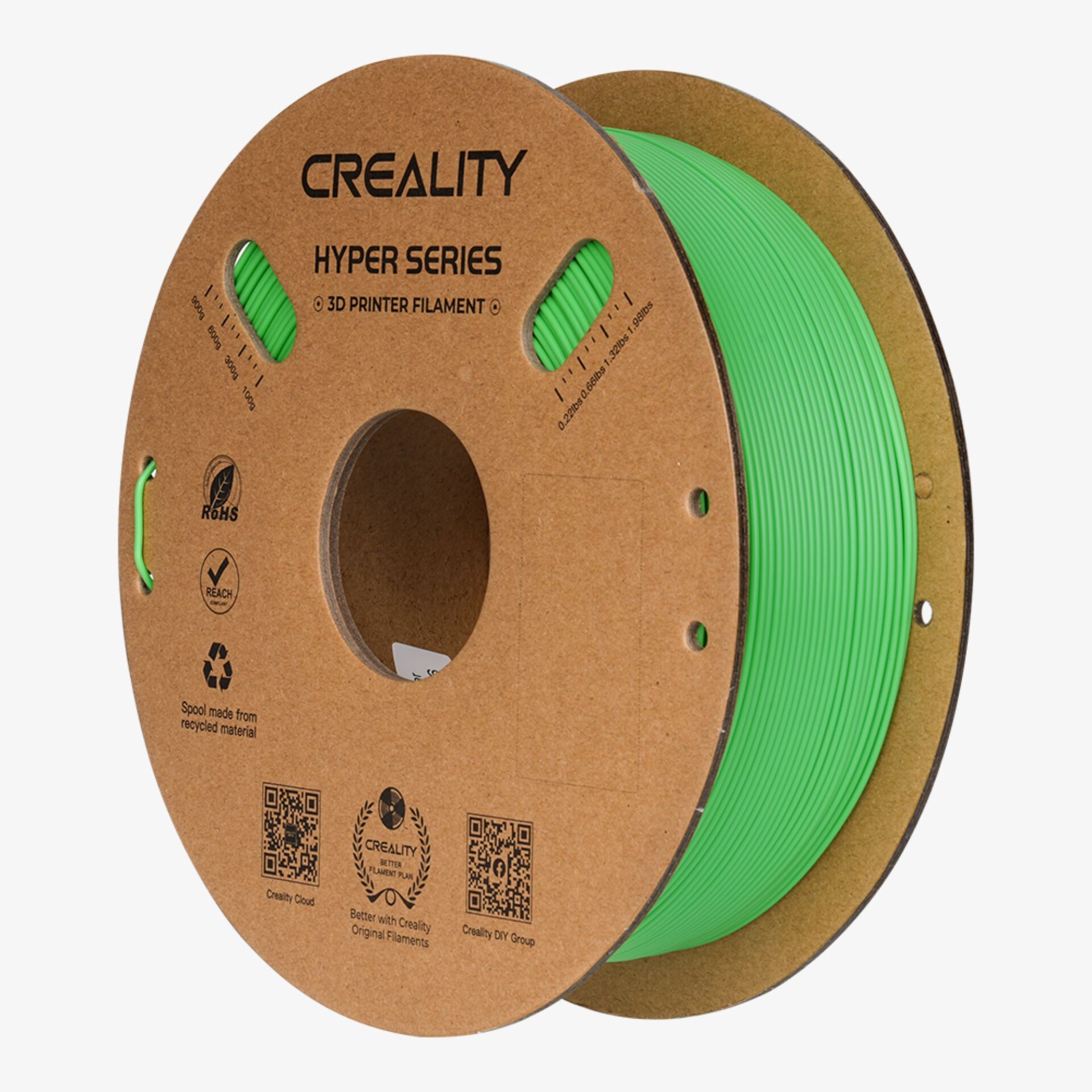 Creality Filament Hyper PLA 1,75 mm 1kg green