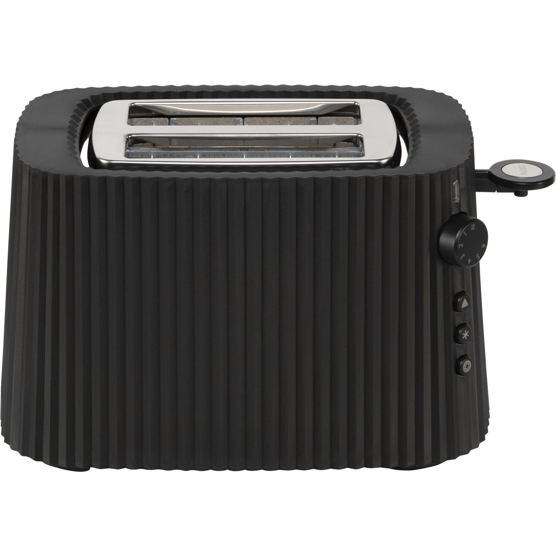 Alessi Plisse Toaster black