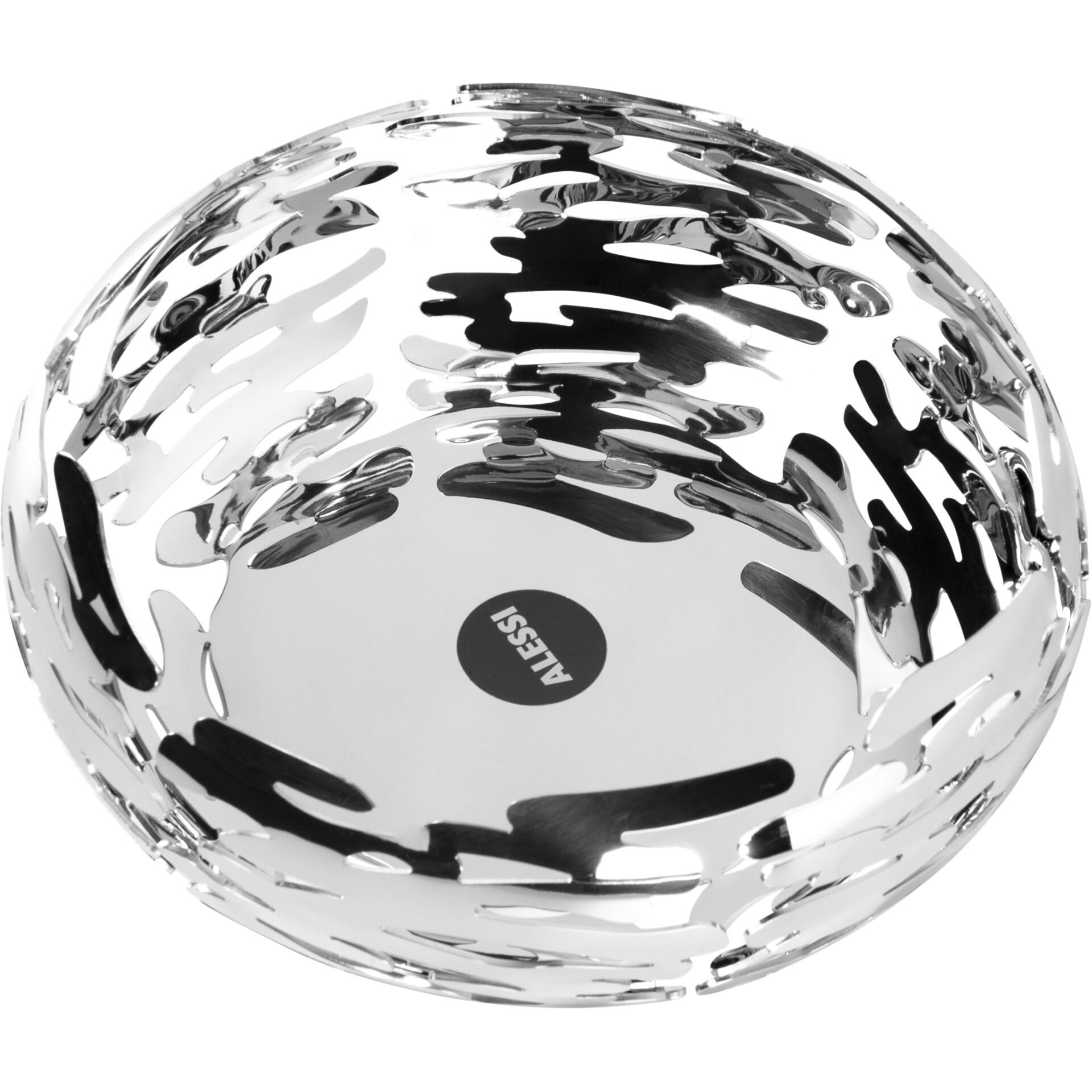 Alessi Barknest Basket silver BM02