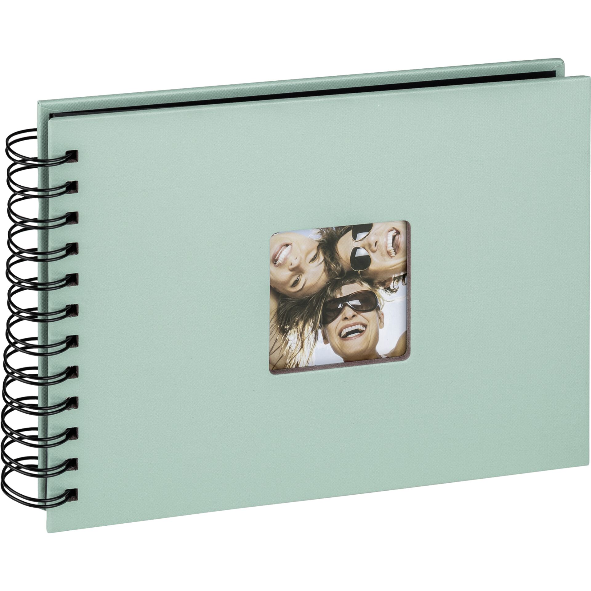 Walther Fun mint green 23x17 40 black Pages Wire-O SA109A
