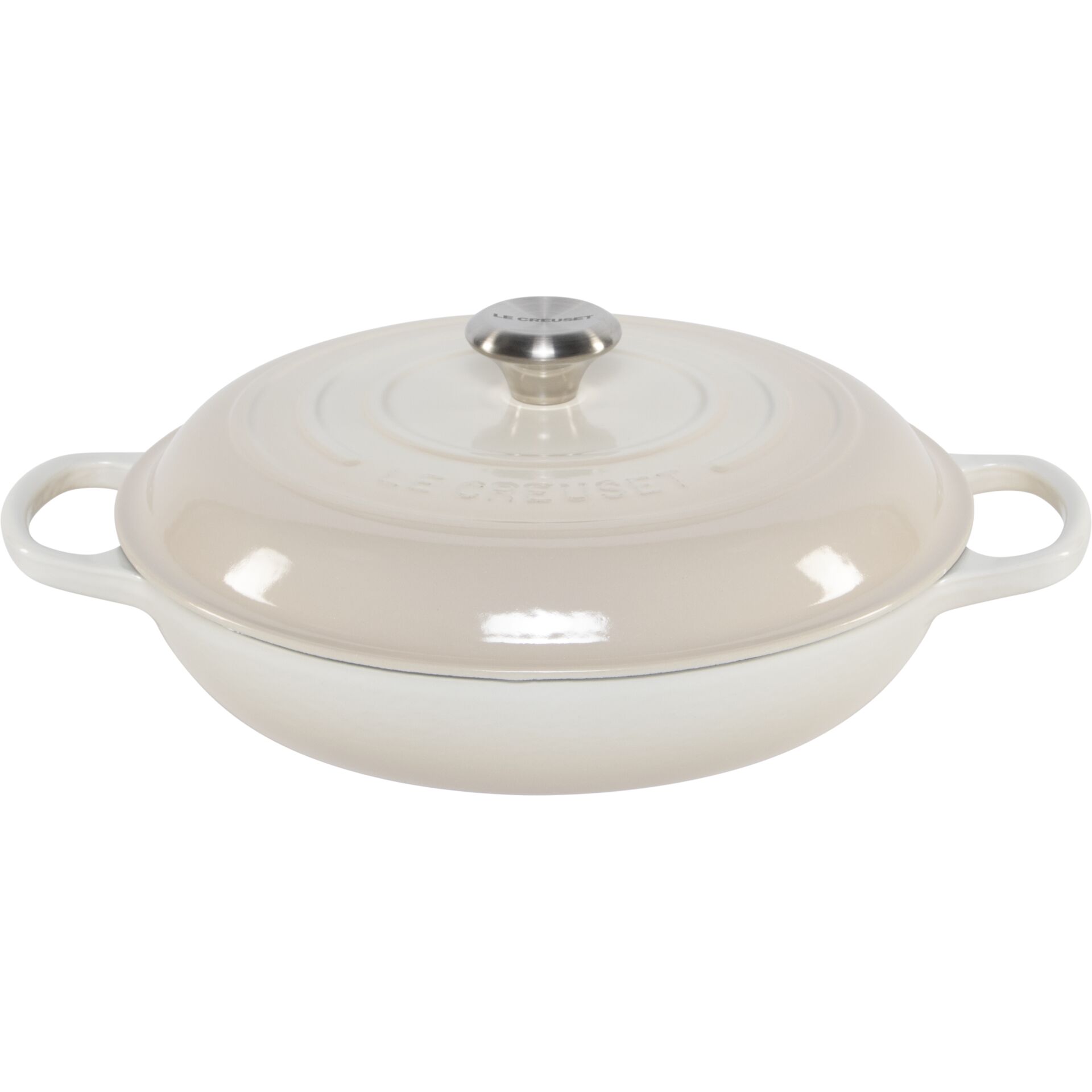 Le Creuset Gourmet Casserole Shallow 30 cm meringue