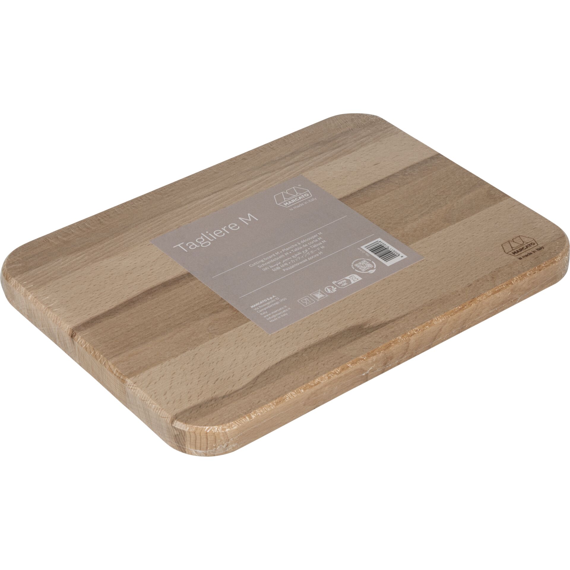 Marcato Cutting Board M wood, 30x22x2,5cm