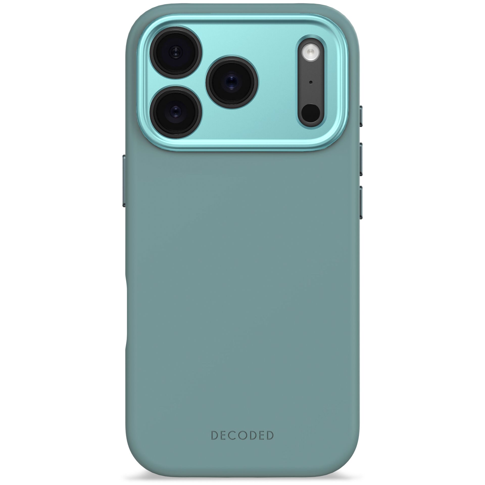 Decoded AntiMicrobial Silicone Backcover iP 17 Pro Retro Blue