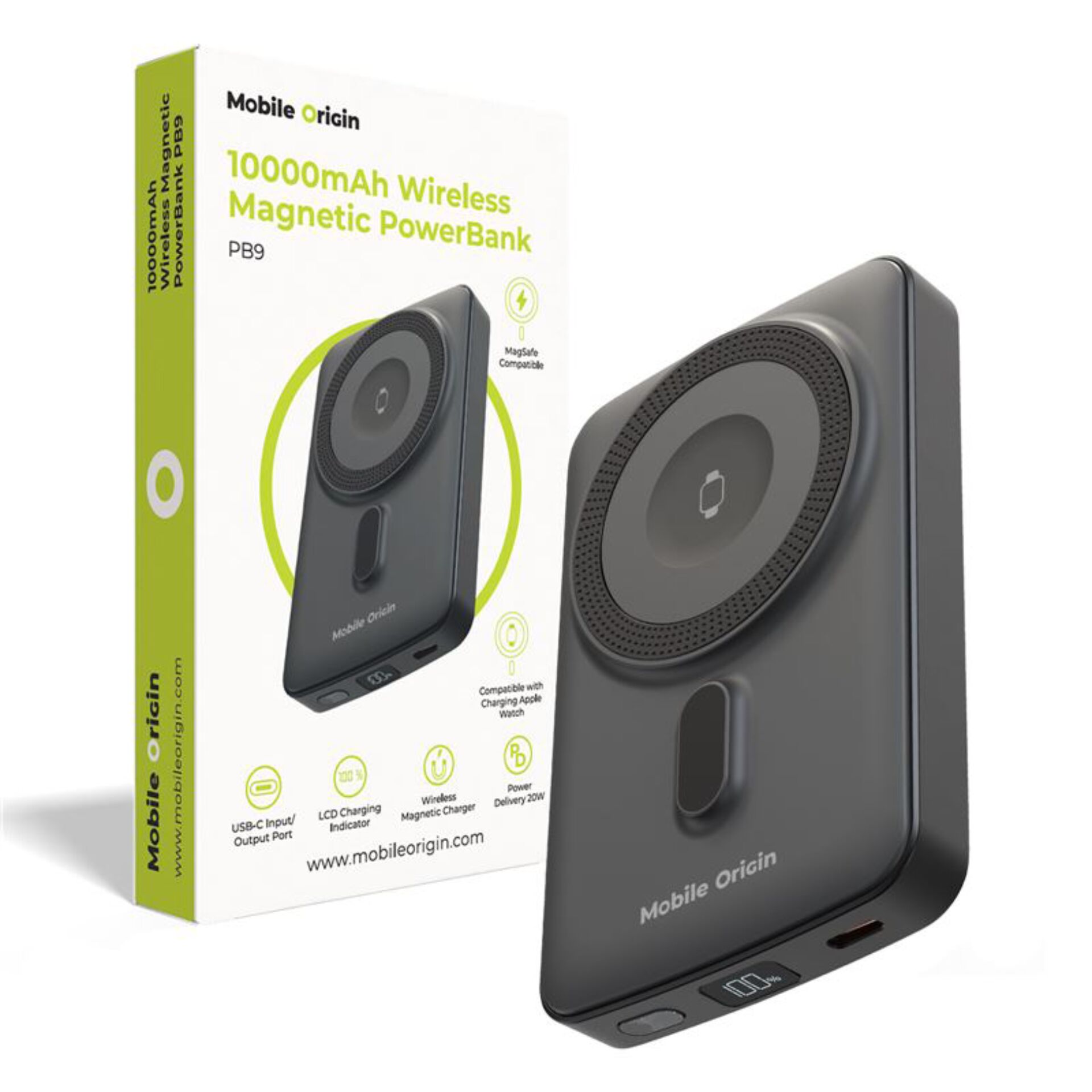 Mobile Origin Magnetic PowerBank 10000mAh PB9